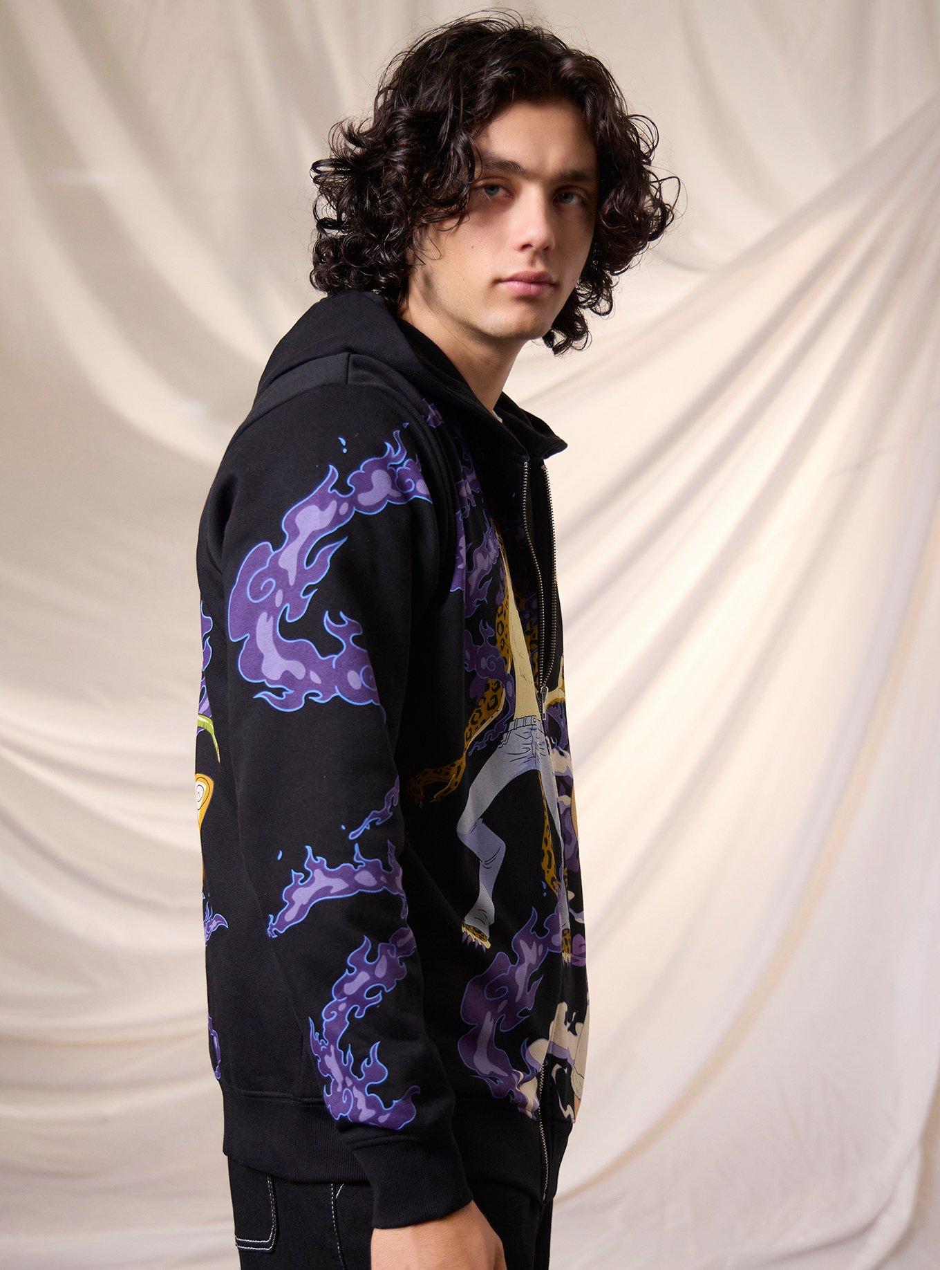 One Piece Luffy Vs. Lucci Hoodie, RED, alternate