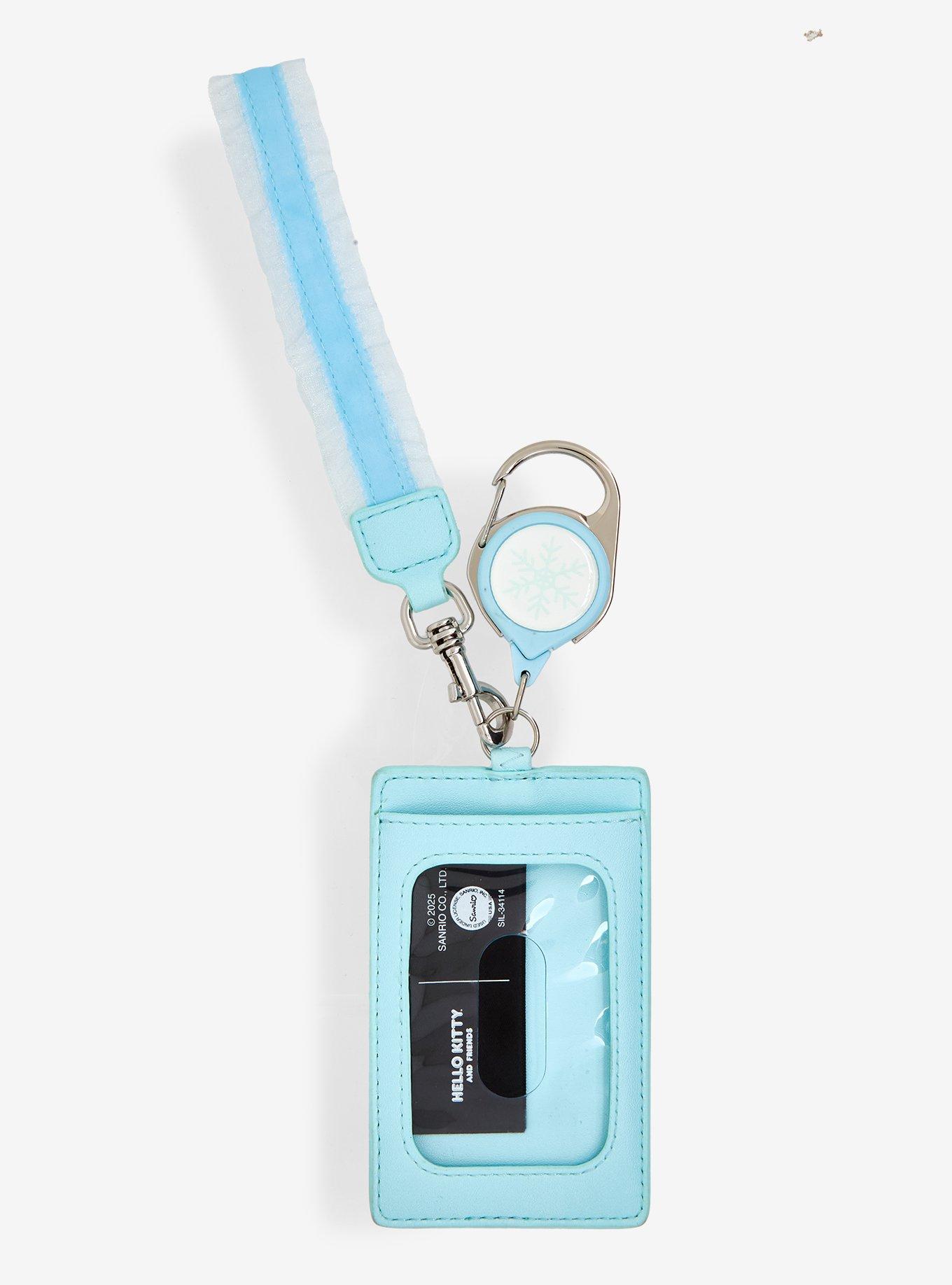 Loungefly Sanrio Hello Kitty and Friends Winter Ruffle Retractable Lanyard — BoxLunch Exclusive, , hi-res