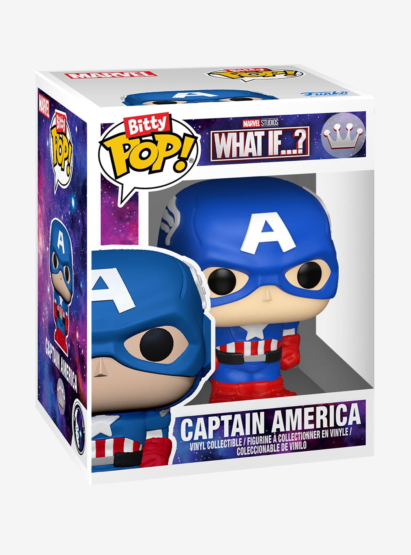 Funko Bitty Pop! Bitty Bot Marvel Captain America Mech With Captain America Vinyl Figure Set, , alternate