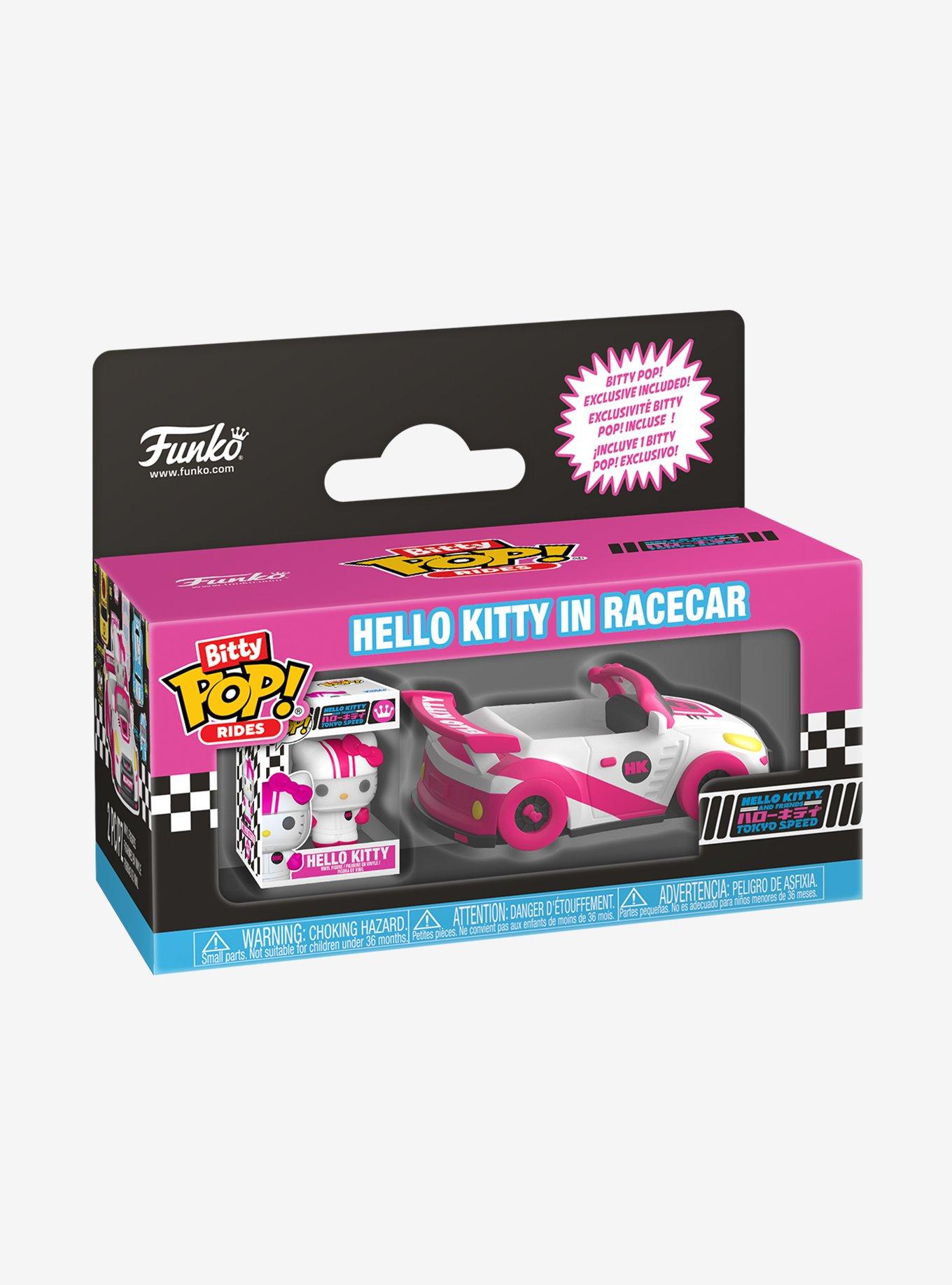 Funko Bitty Pop! Rides Sanrio Hello Kitty in Racecar Vinyl Figure Set, , hi-res