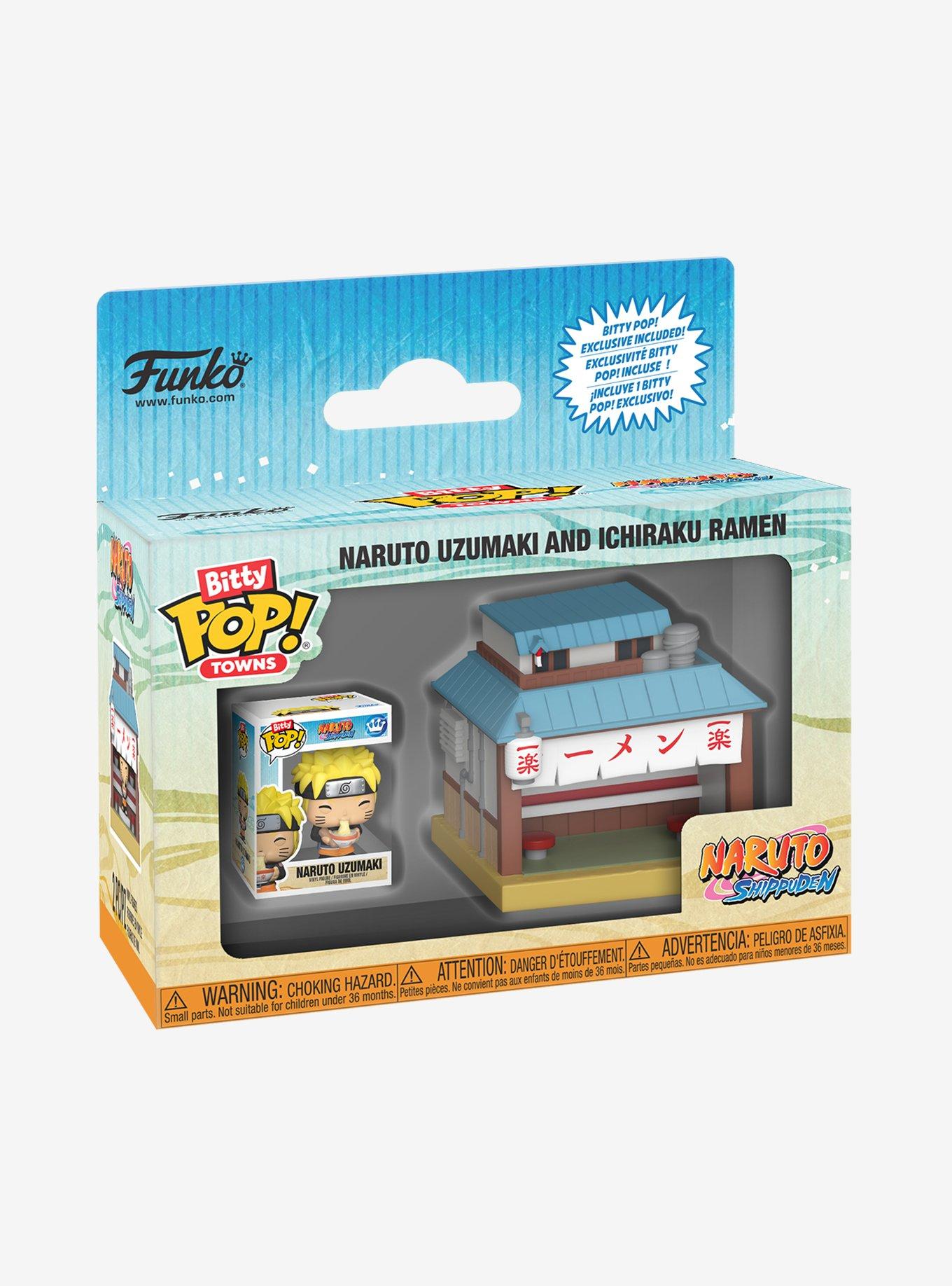 Funko Bitty Pop! Towns Naruto Shippuden Naruto Uzumaki and Ichiraku Ramen Vinyl Figure Set, , hi-res