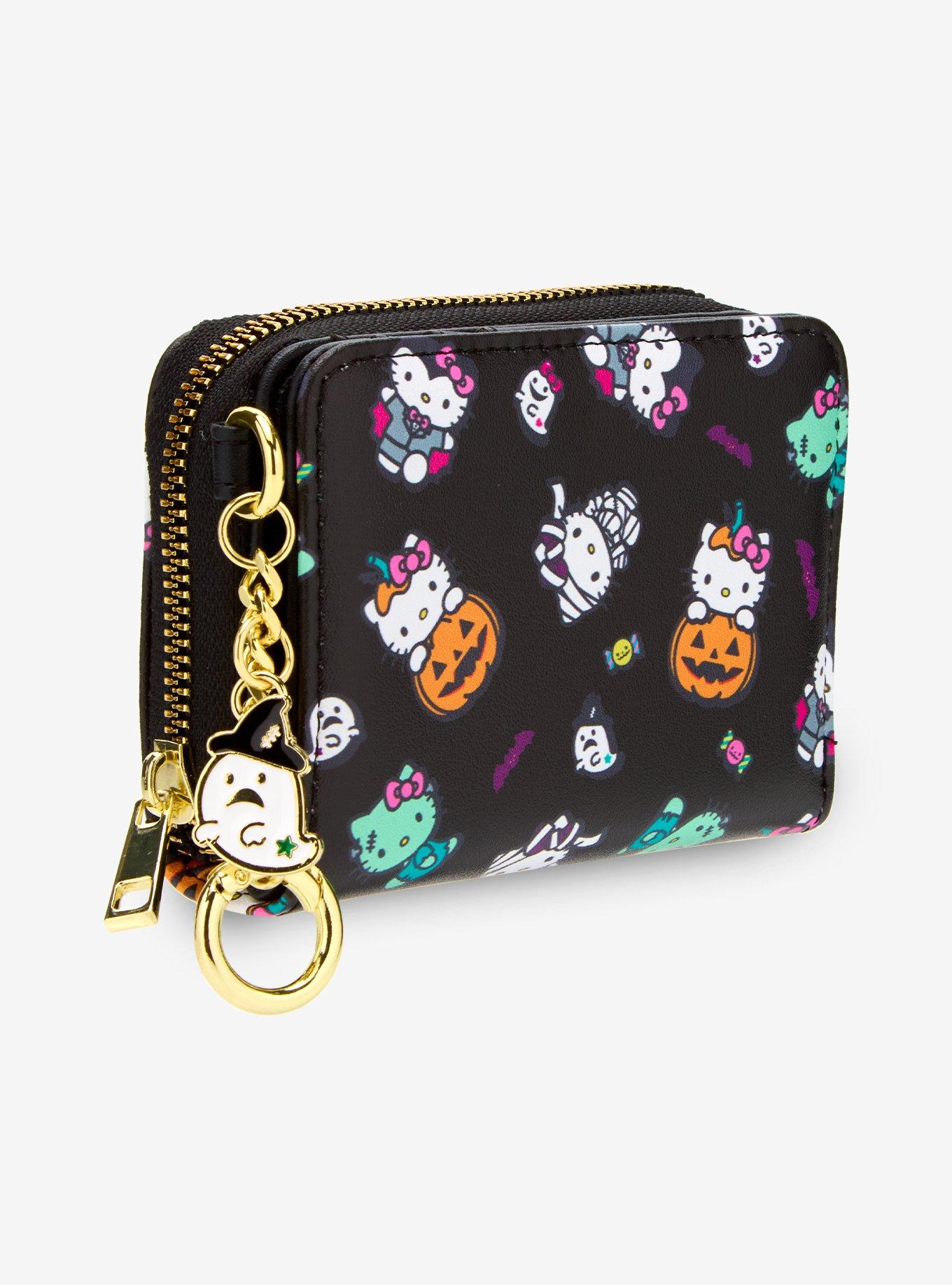 Her Universe Hello Kitty Zombie Pumpkin Mini Wallet, , hi-res