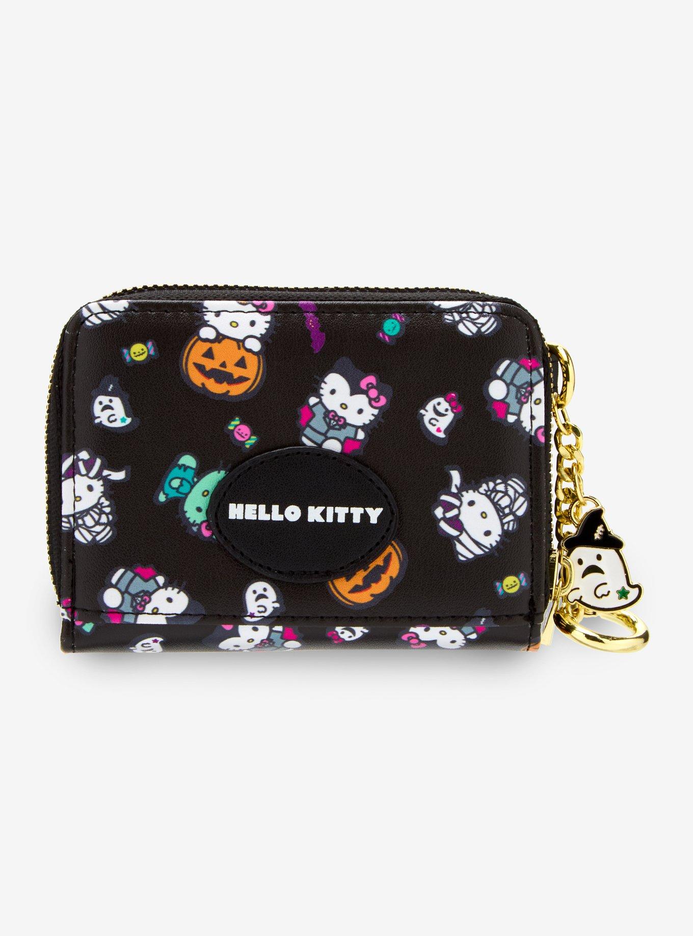 Her Universe Hello Kitty Zombie Pumpkin Mini Wallet