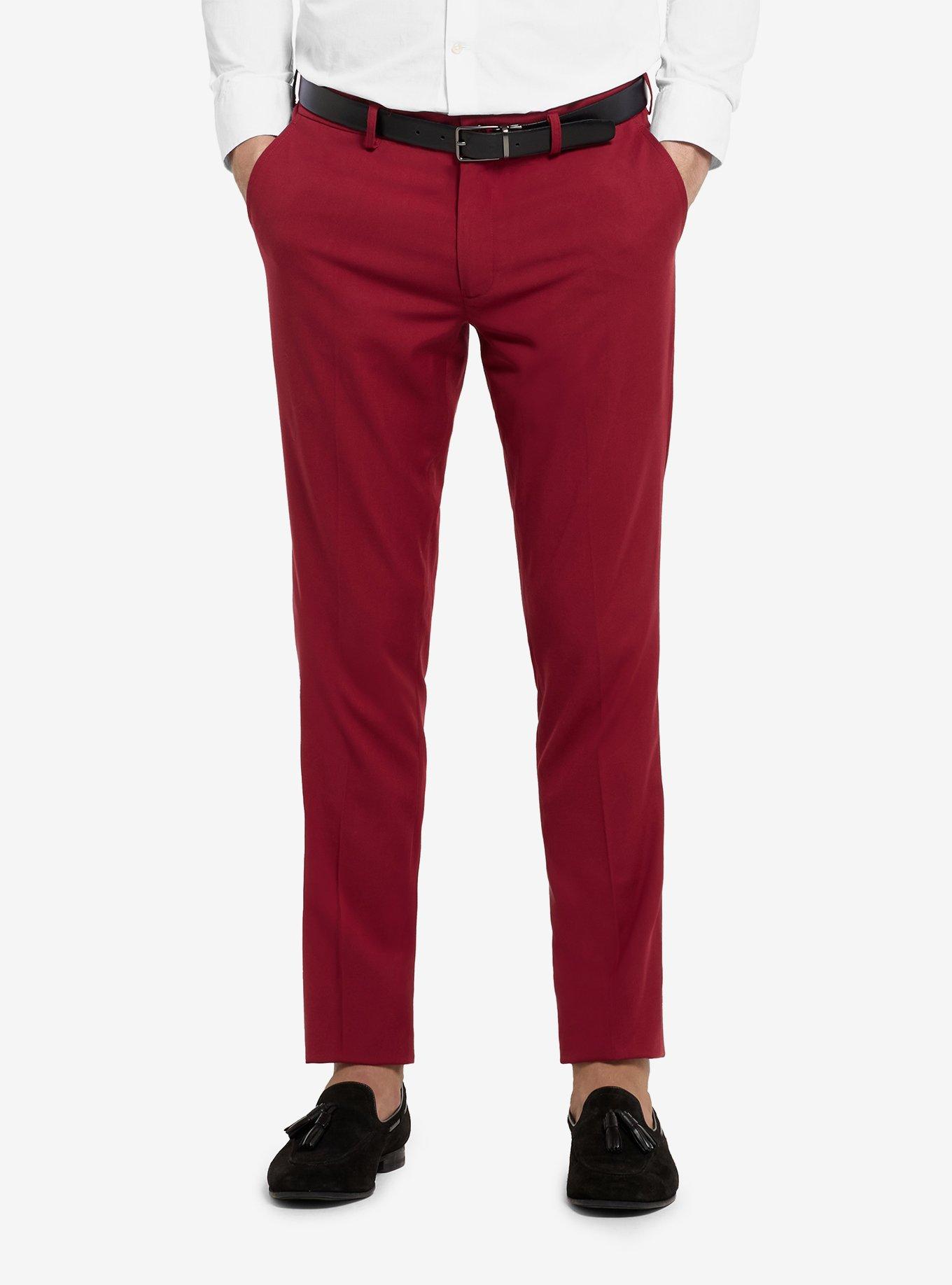 Daily Bright Burgundy Suit, RED, alternate