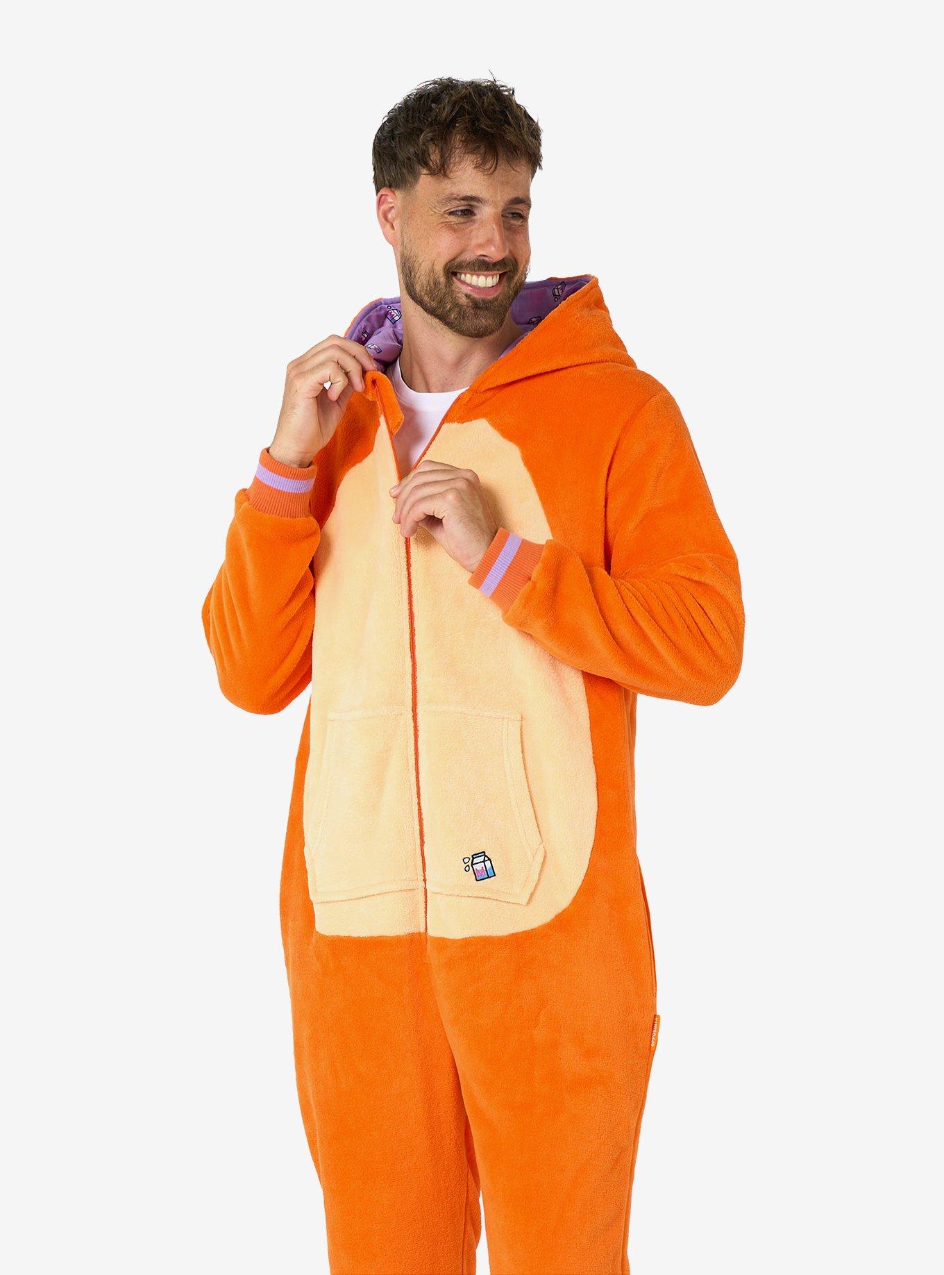 Red Cat Onesie, ORANGE, alternate