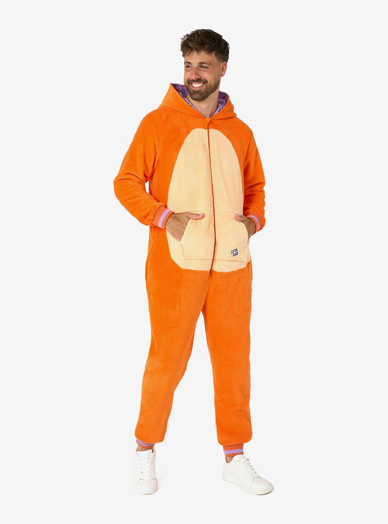 Red Cat Onesie, ORANGE, alternate