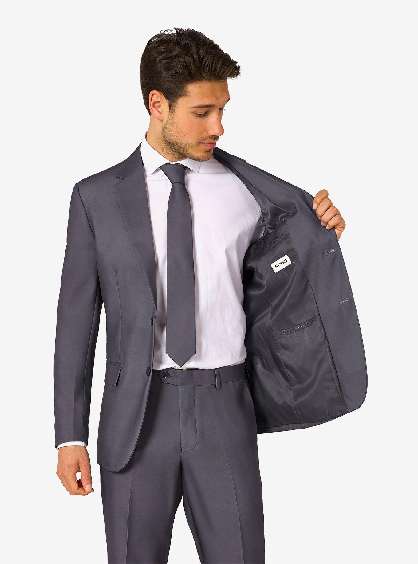 Charcool Suit, GREY, alternate