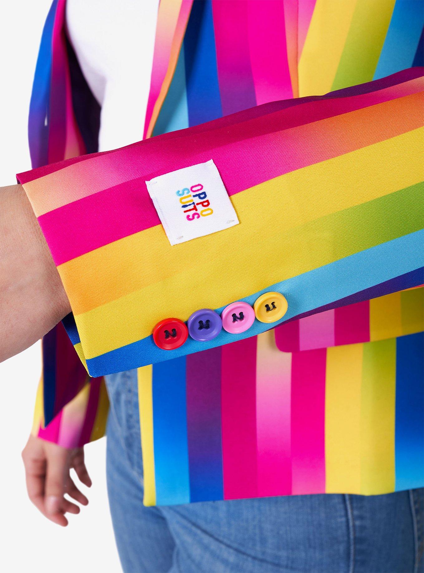 Rainbow Glaze Blazer, MULTI, alternate