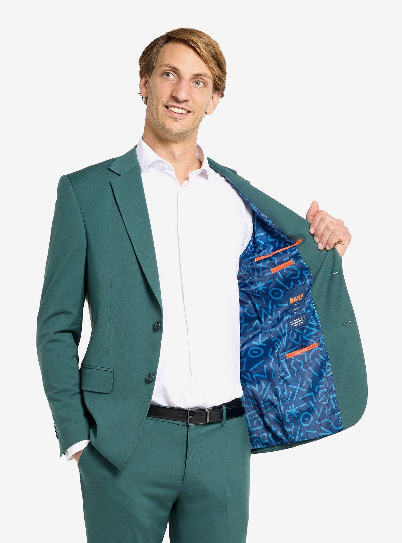 Daily Posy Green Suit, GREEN, alternate