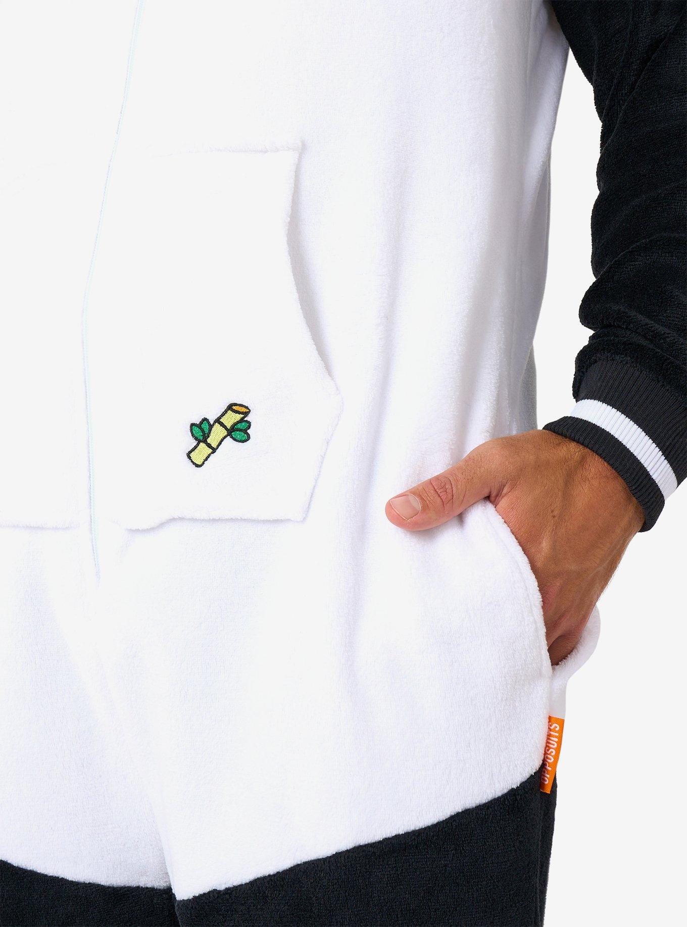 Panda Onesie, BLACK, alternate