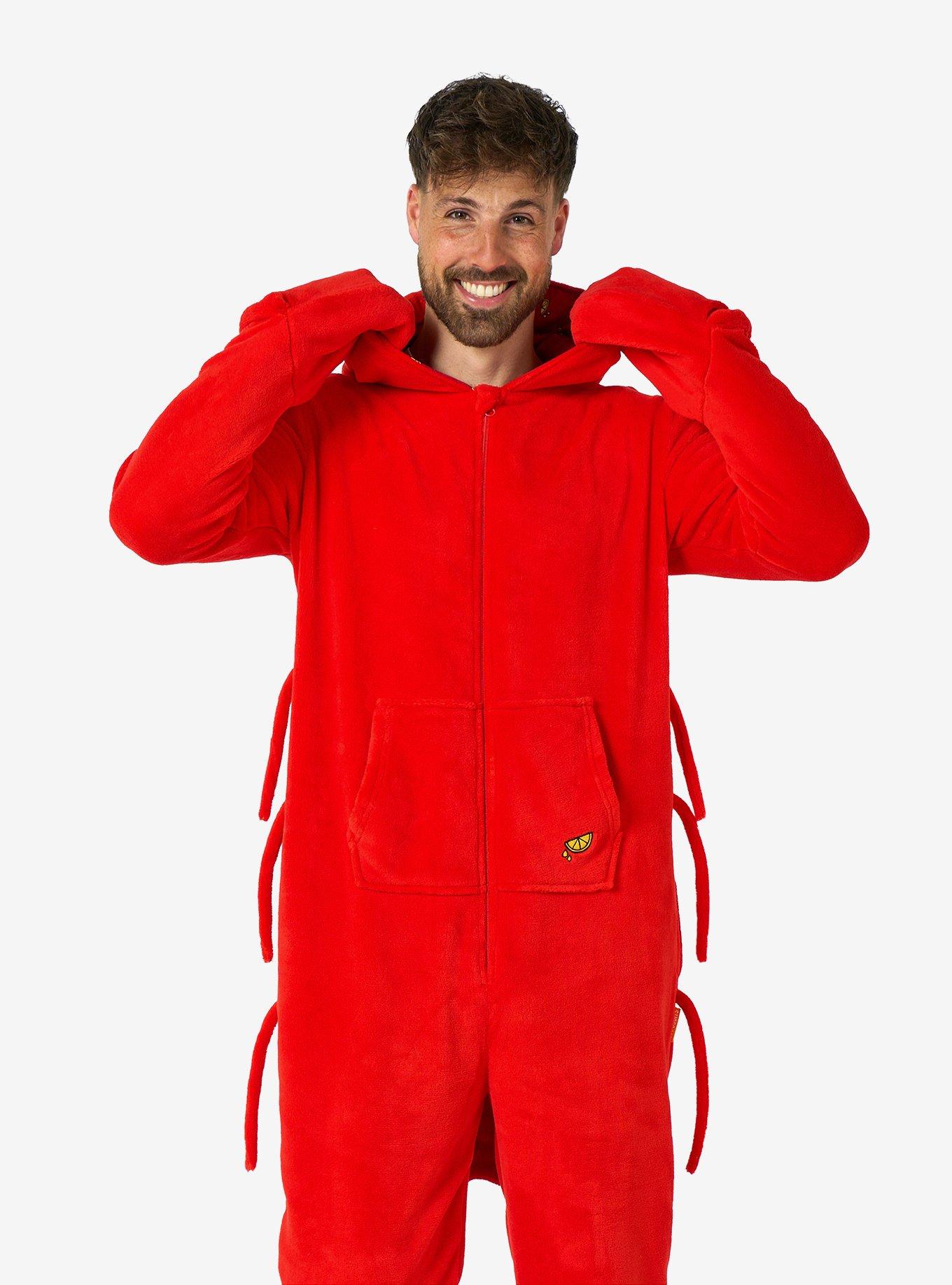 Lobster Onesie, RED, alternate