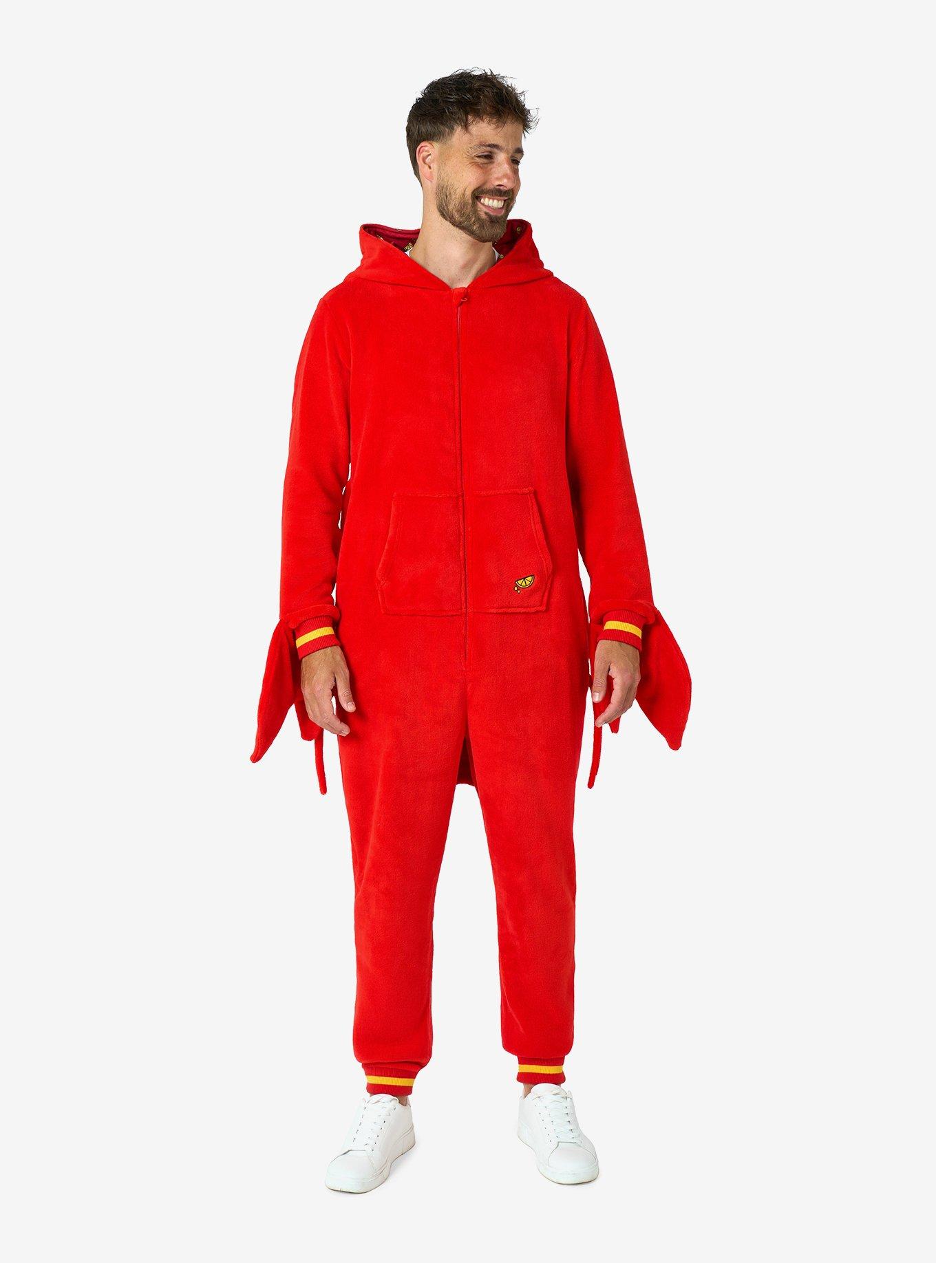 Lobster Onesie, RED, alternate