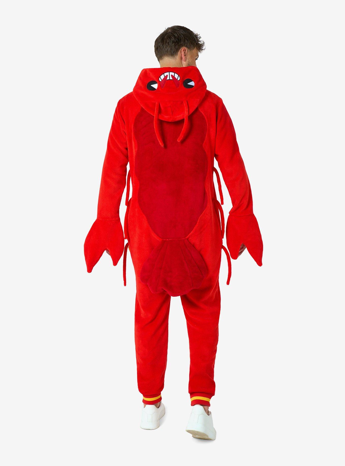 Lobster Onesie, RED, alternate