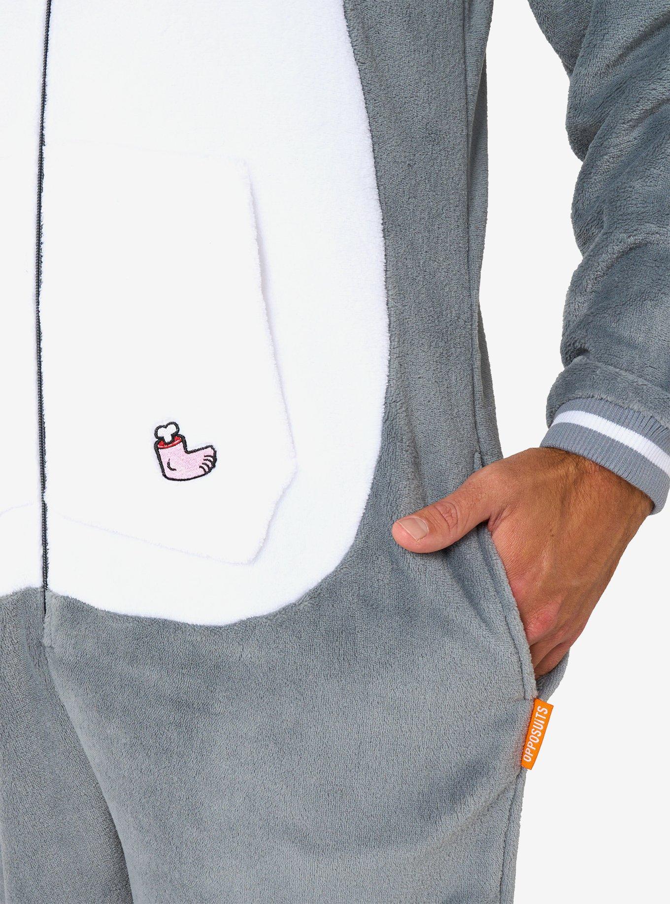 Shark Onesie, GREY, alternate