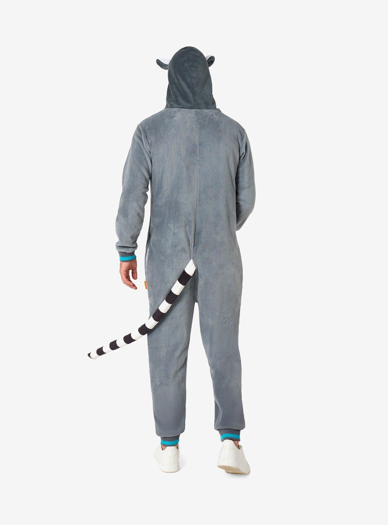 Lemur Onesie, GREY, alternate