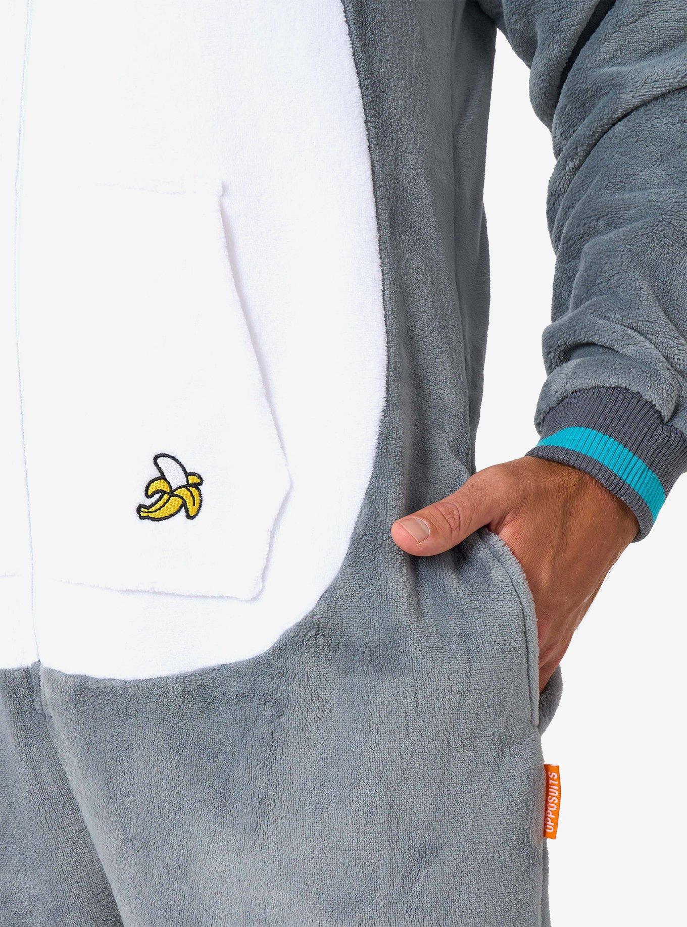 Lemur Onesie, GREY, alternate