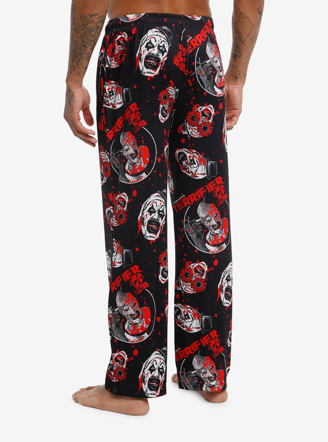 Terrifier 2 Art The Clown Pajama Pants, , hi-res
