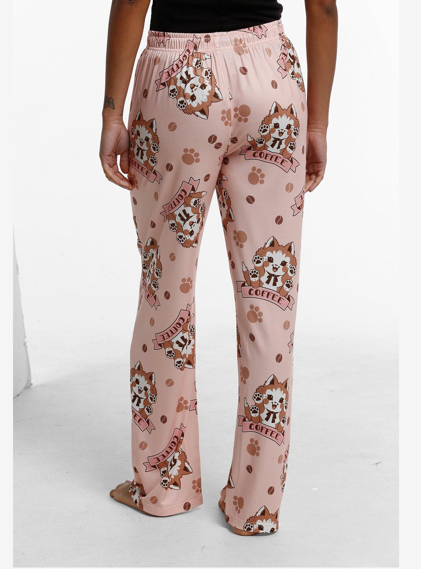 Cat Toby Beans Girls Pajama Pants By Samantha Whitten, , hi-res