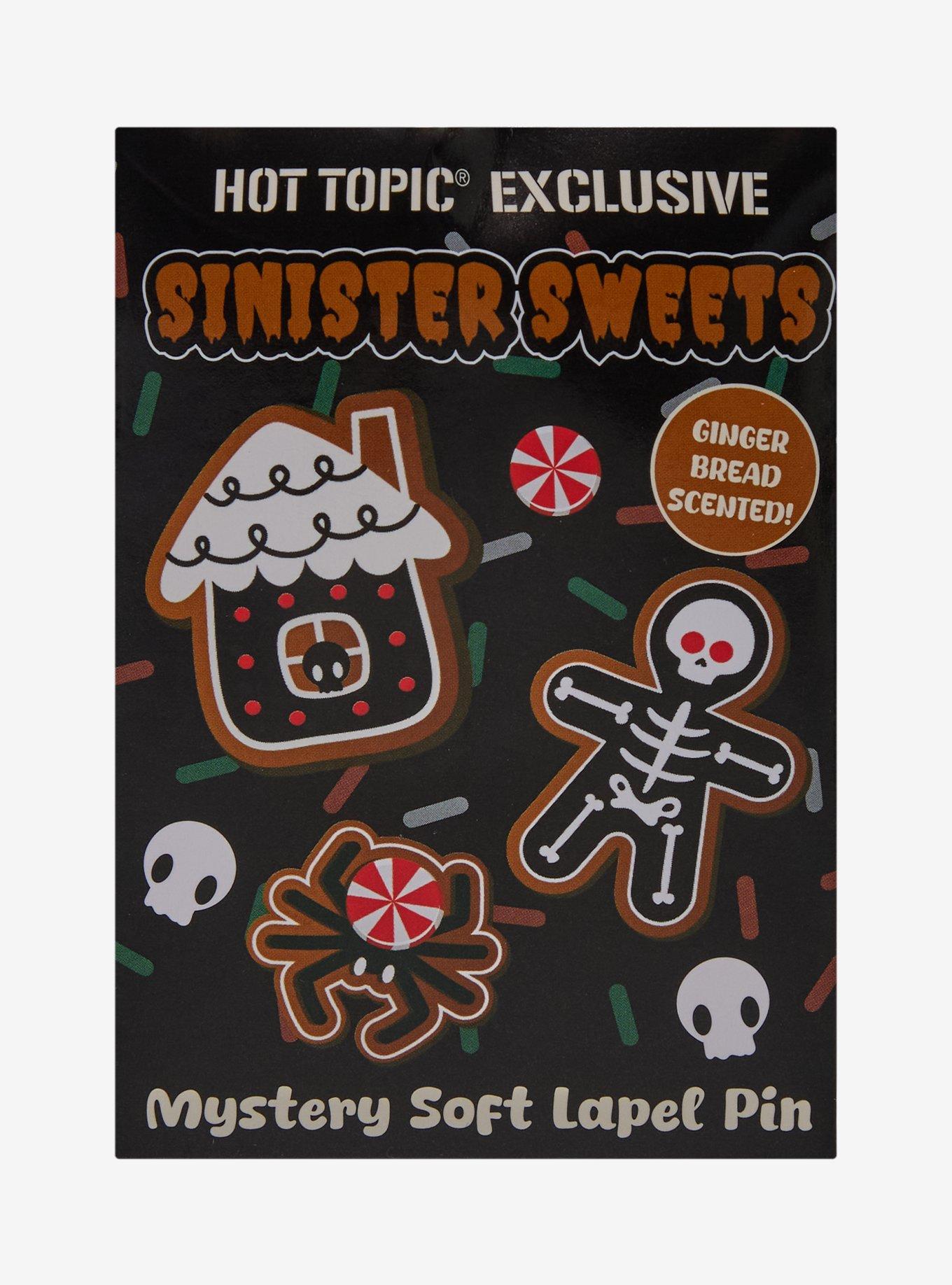 Sinister Sweets Gingerbread Blind Bag Enamel Pin Hot Topic Exclusive, , hi-res
