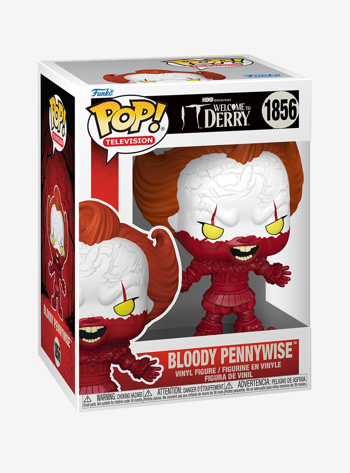 Funko IT: Welcome To Derry Pop! Television Bloody Pennywise Vinyl Figure, , hi-res