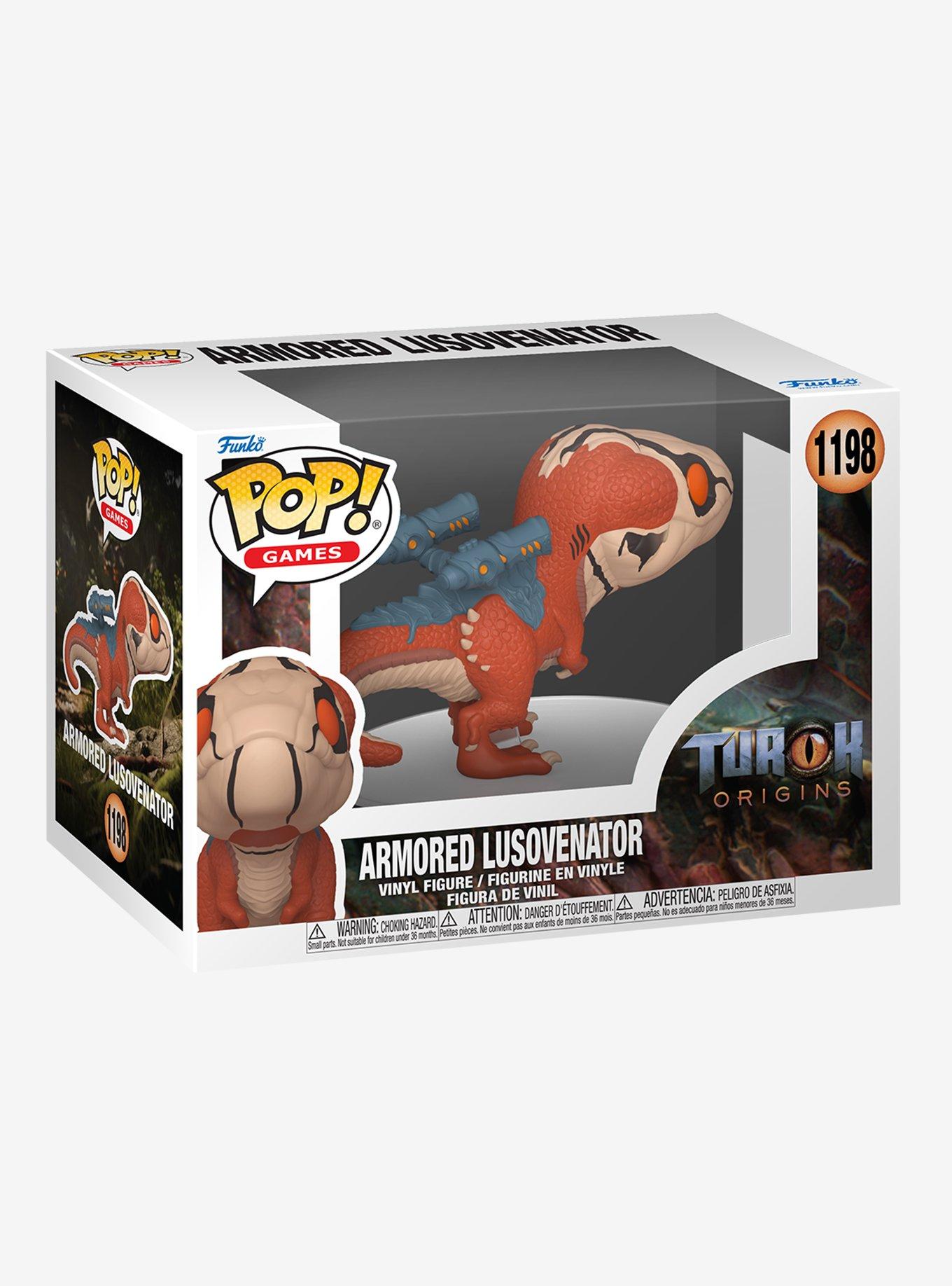 Funko Turok: Origins Pop! Games Armored Lusovenator Vinyl Figure, , hi-res