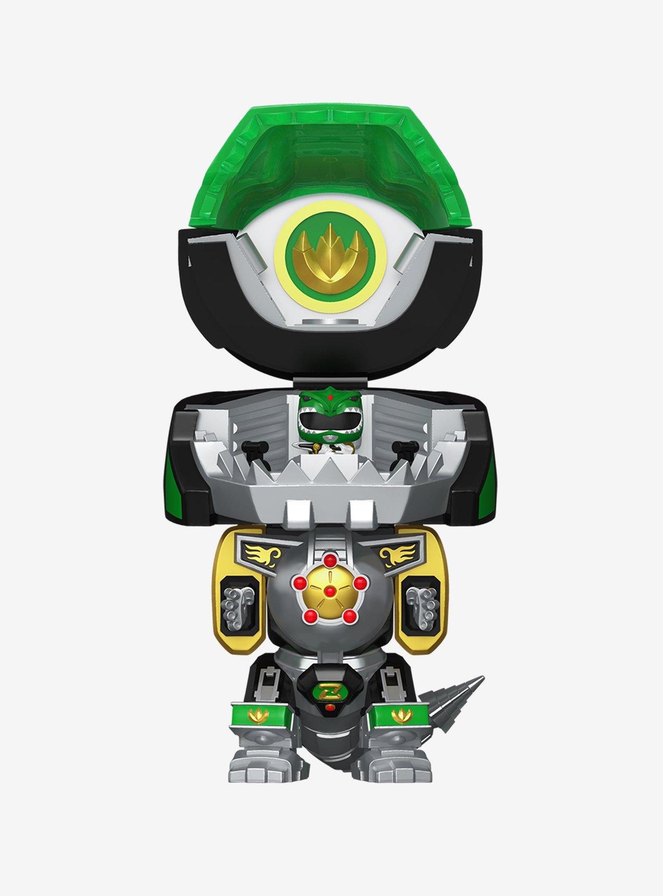 Funko Mighty Morphin Power Rangers Bitty Pop! Bitty Bot Dragonzord With Green Ranger Vinyl Figure Set, , hi-res