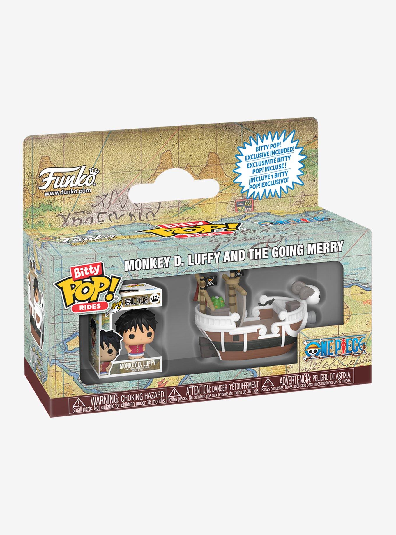 Funko One Piece Bitty Pop! Rides Monkey D. Luffy And The Going Merry Vinyl Figure Set, , hi-res
