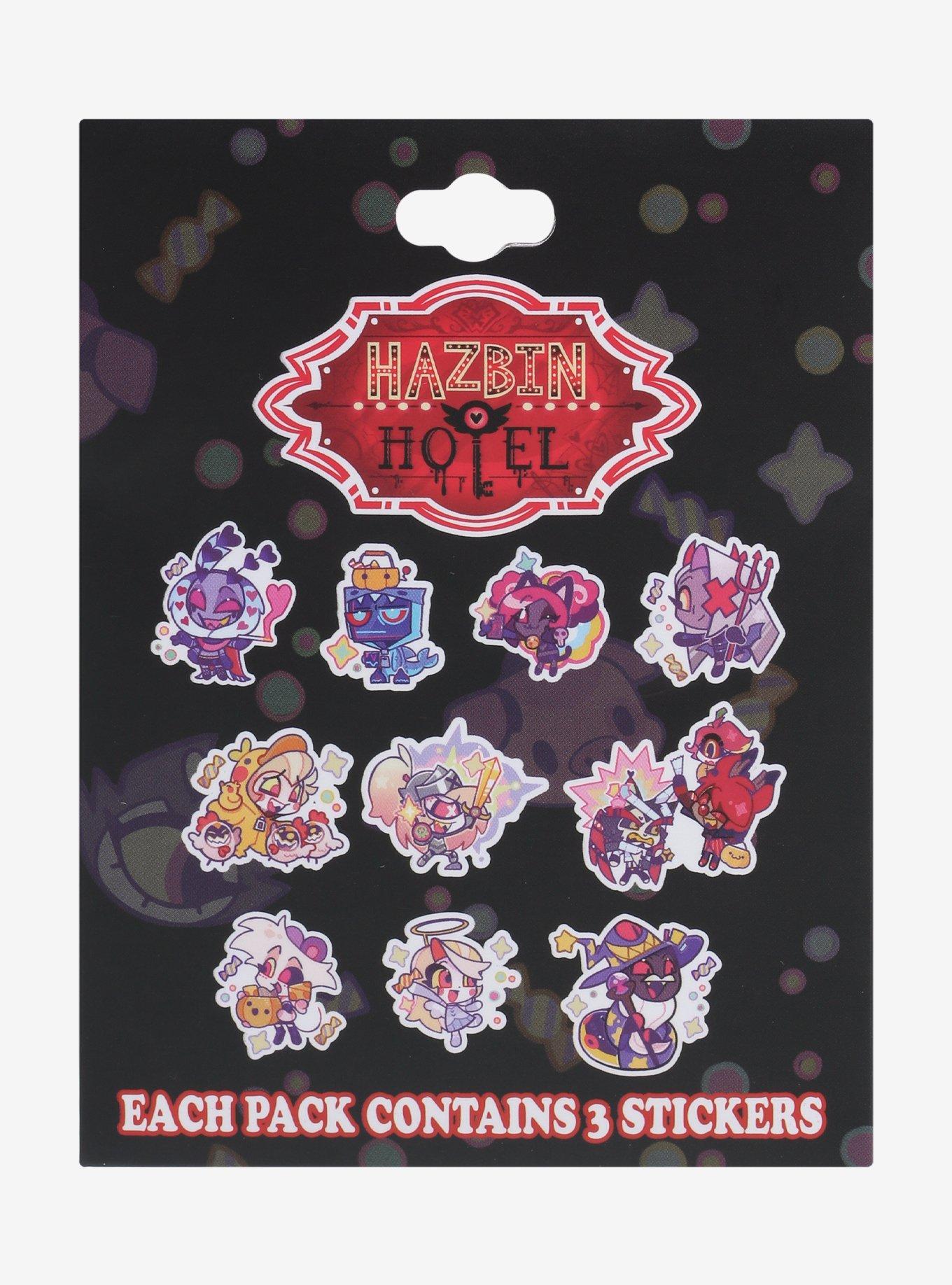 Hazbin Hotel Halloween Chibi Blind Bag Stickers, , hi-res