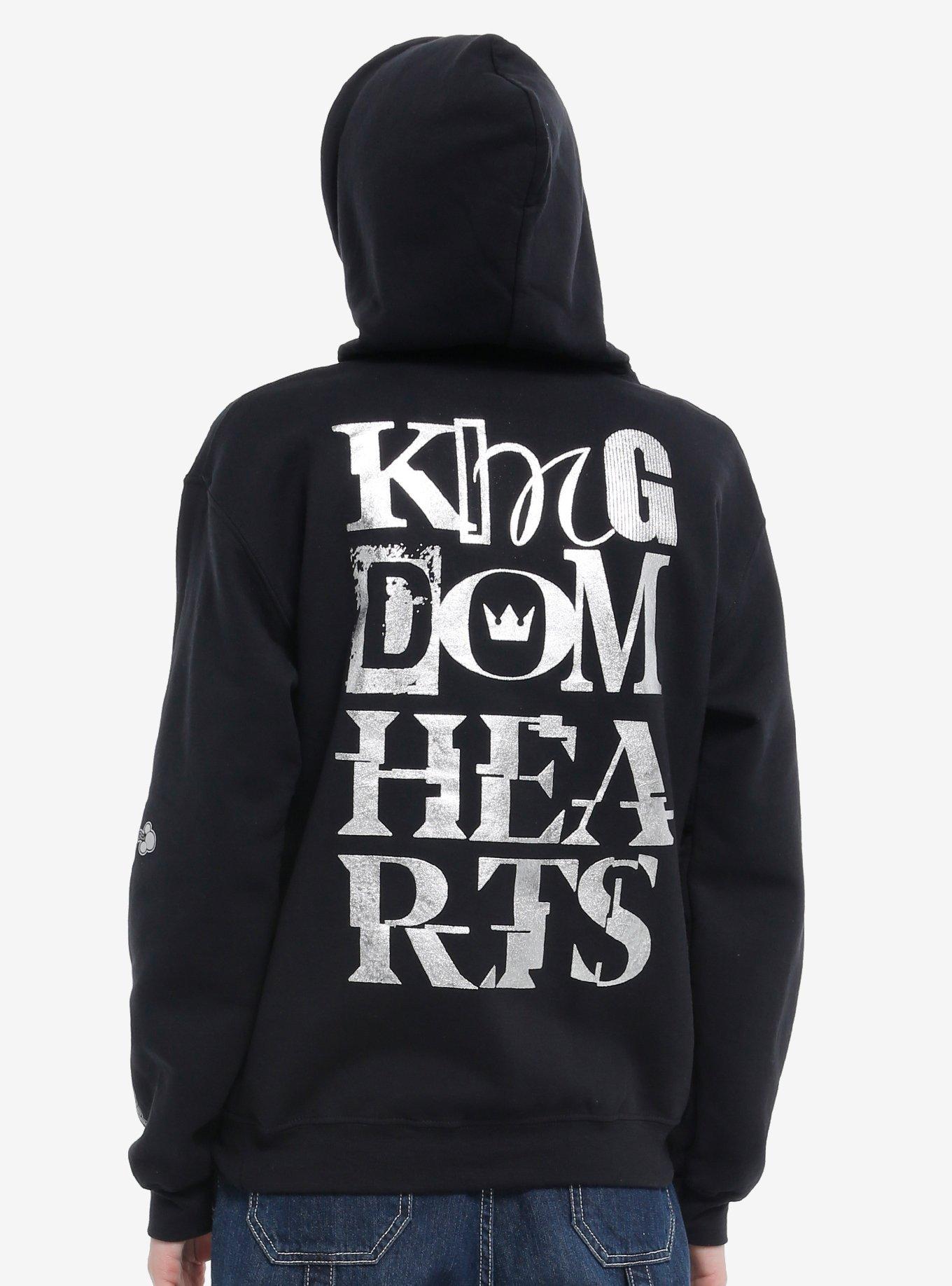 Disney Kingdom Hearts Logo & Keyblade Girls Hoodie, , hi-res
