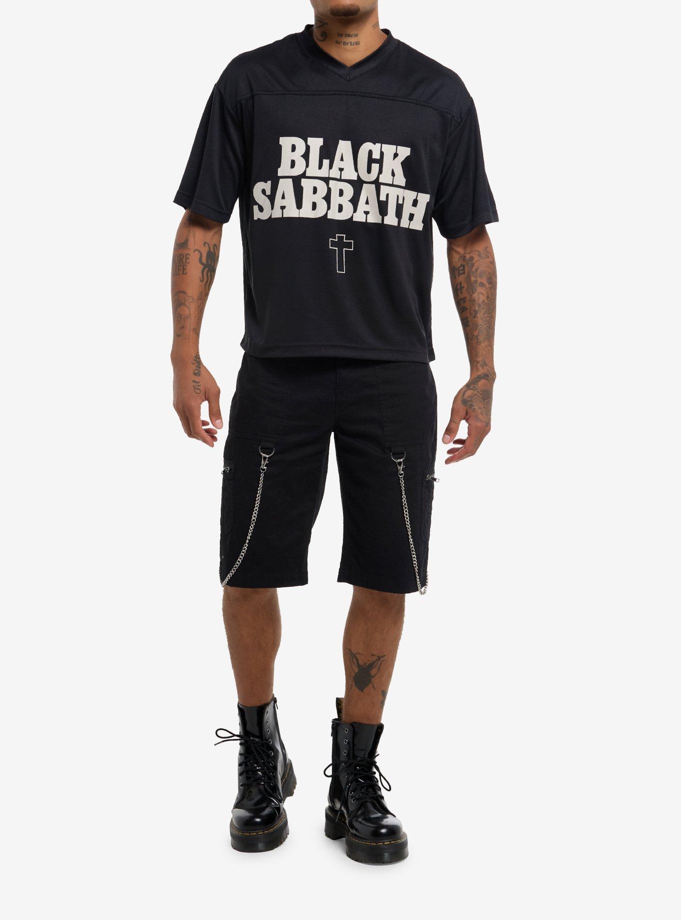 Black Sabbath Football Jersey, BLACK, alternate