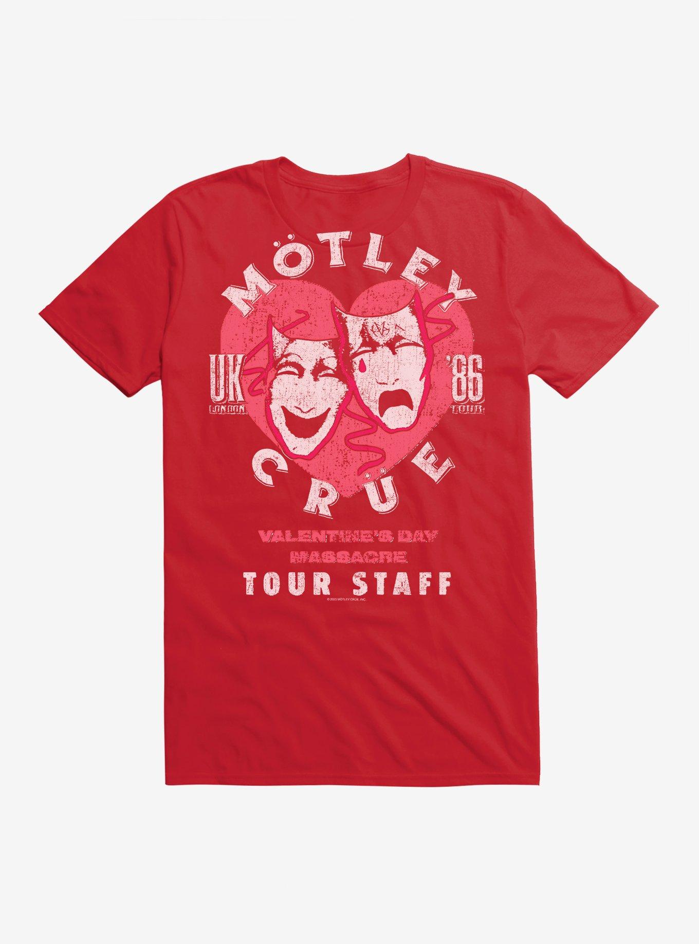 Motley Crue Valentine's Day Massacre Tour Staff T-Shirt, , hi-res