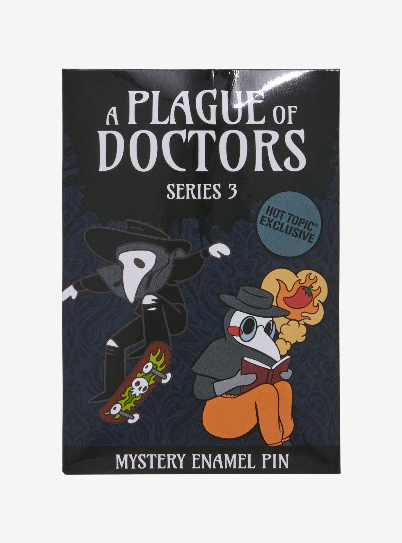 A Plague Of Doctors Series 3 Blind Bag Enamel Pin Hot Topic Exclusive, , alternate