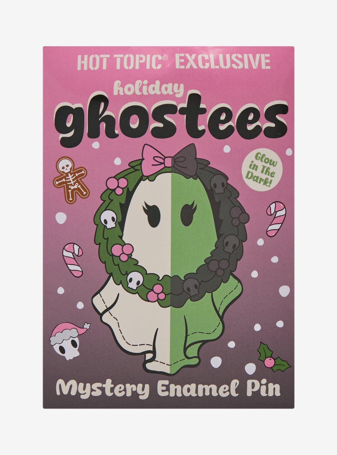 Ghostees Holiday Blind Bag Glow-In-The-Dark Enamel Pin Hot Topic Exclusive, , hi-res