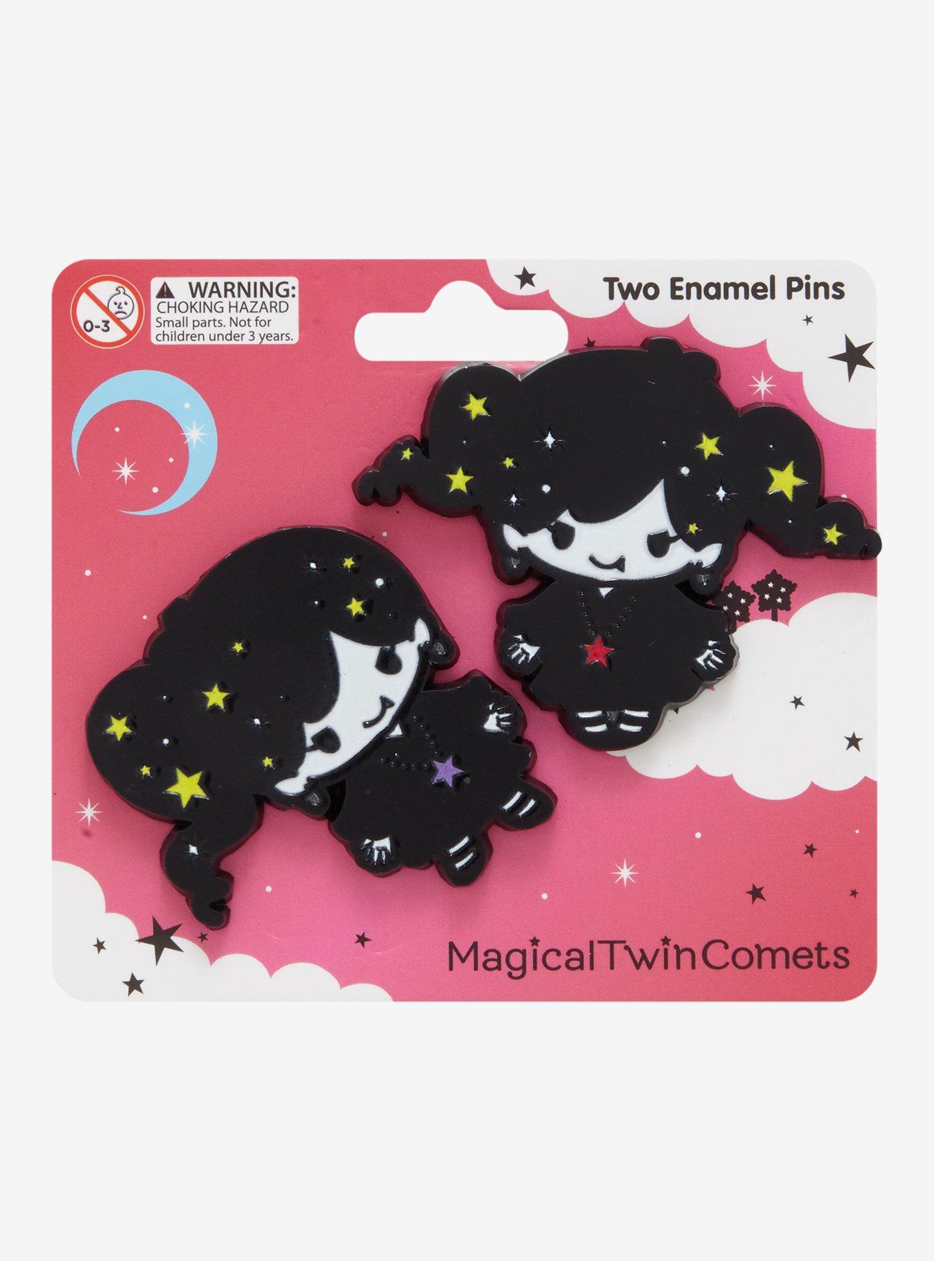Magical Twin Comets Lili & Lulu Enamel Pin Set, , hi-res