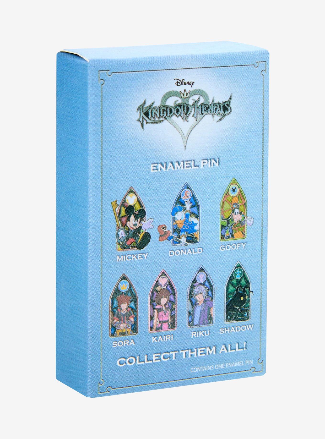 Disney Kingdom Hearts Stained Glass Blind Box Enamel Pin, , hi-res