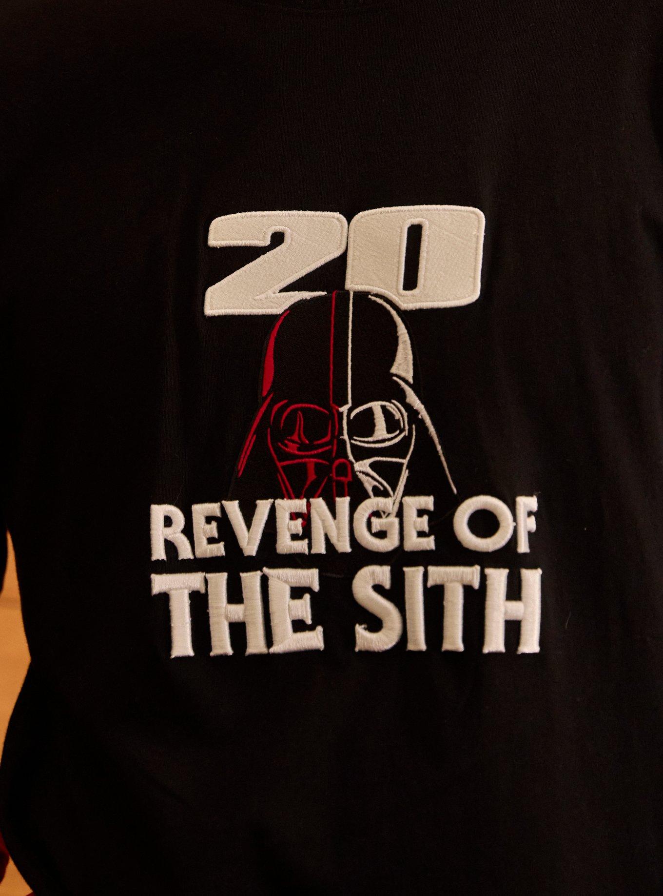 Our Universe Star Wars Revenge Of The Sith 20th Anniversary Hype Jersey Our Universe Exclusive, BLACK  RED, alternate