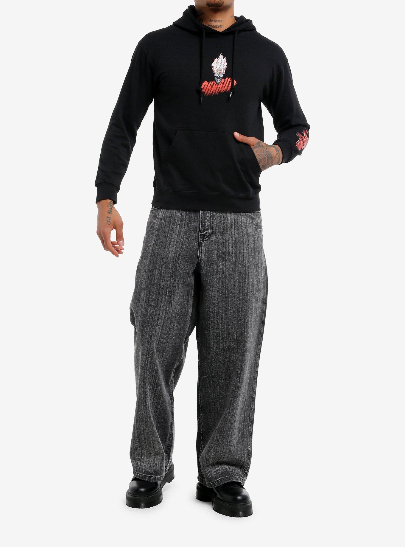 Dandadan Okarun Hoodie, BLACK, alternate
