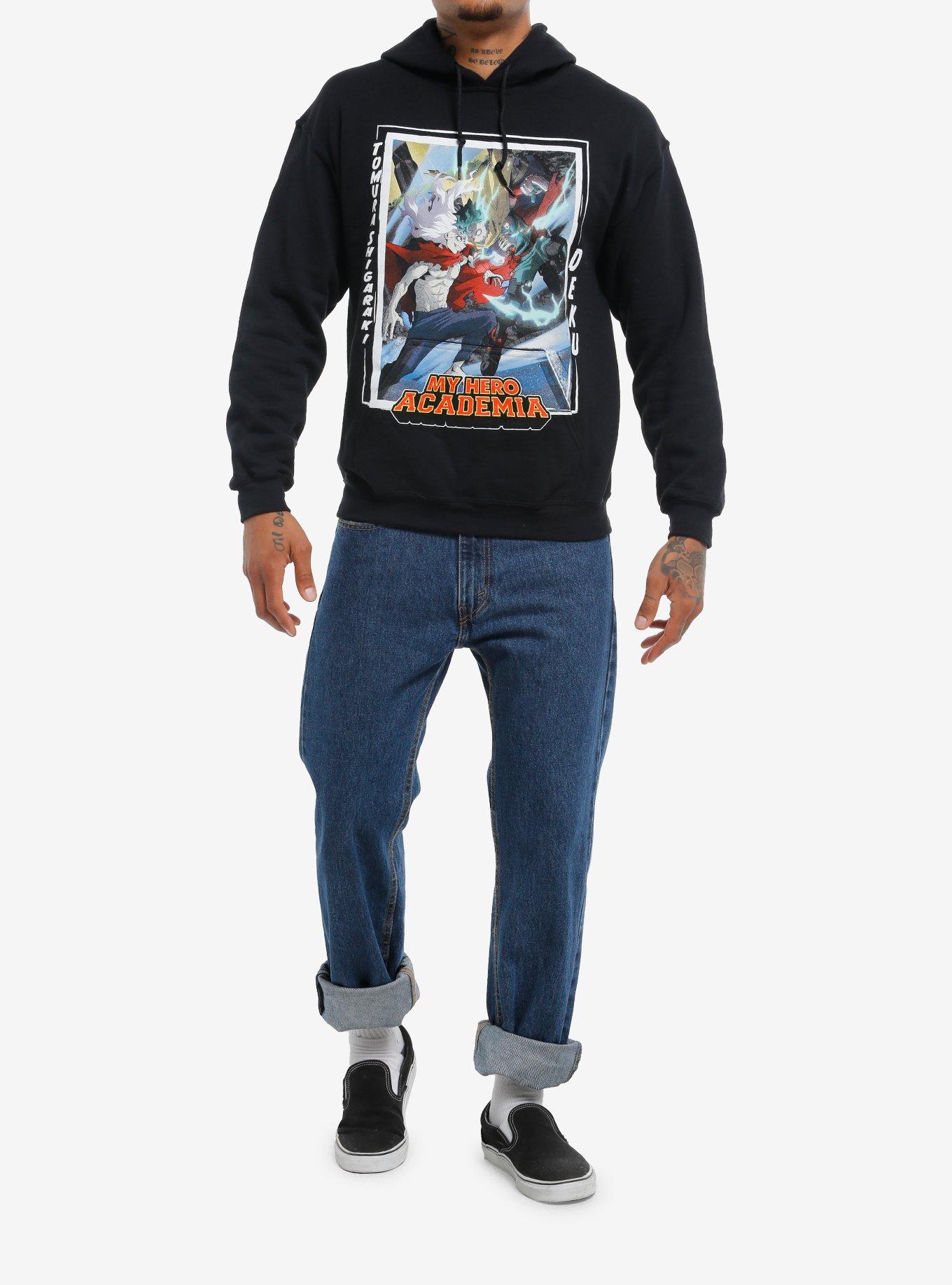 My Hero Academia Deku VS. Shigaraki Hoodie, BLACK, alternate