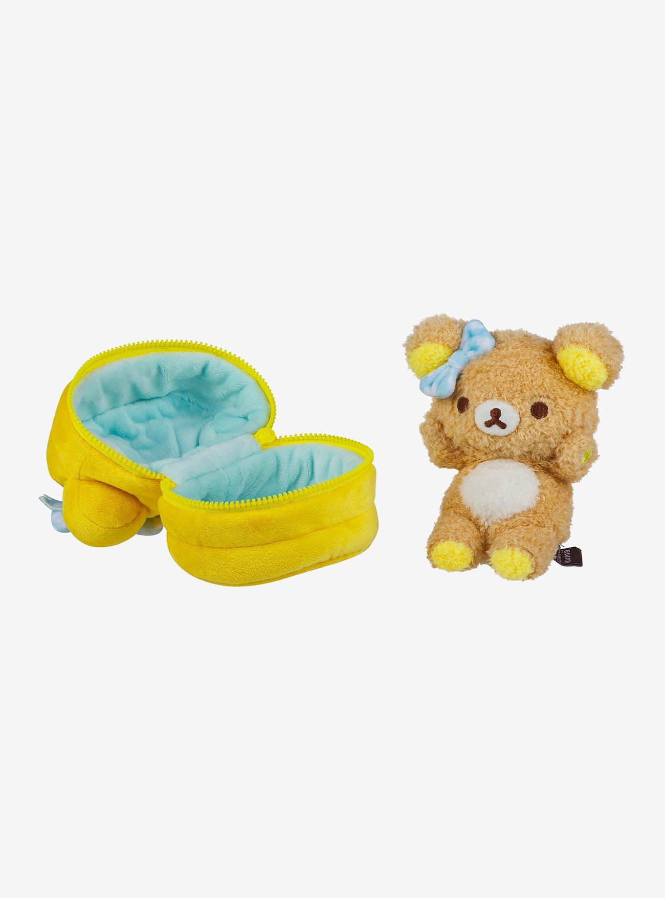 Rilakkuma Pancake Plush With Pouch, , hi-res