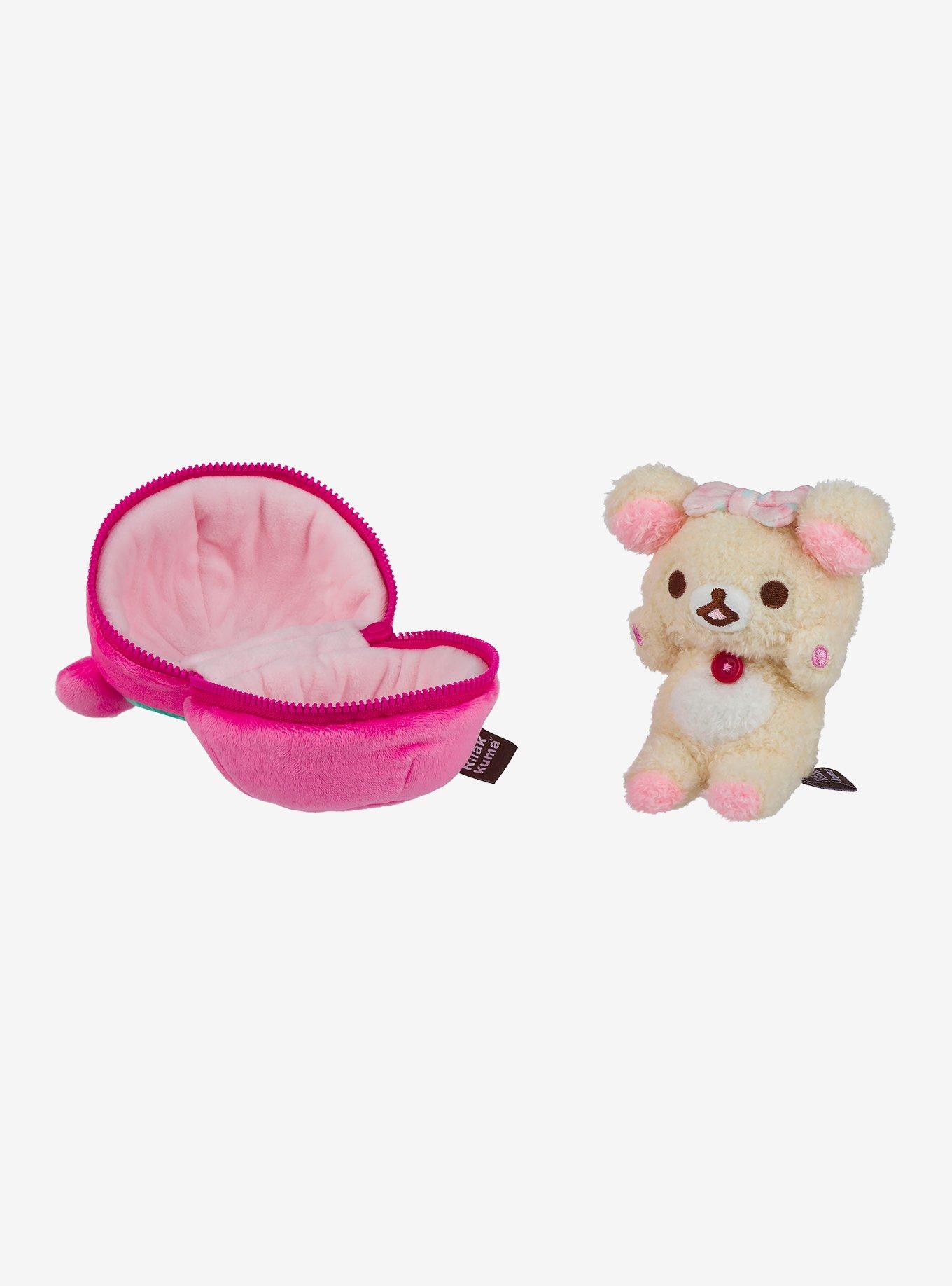 Rilakkuma Korilakkuma Strawberry Plush With Pouch, , hi-res