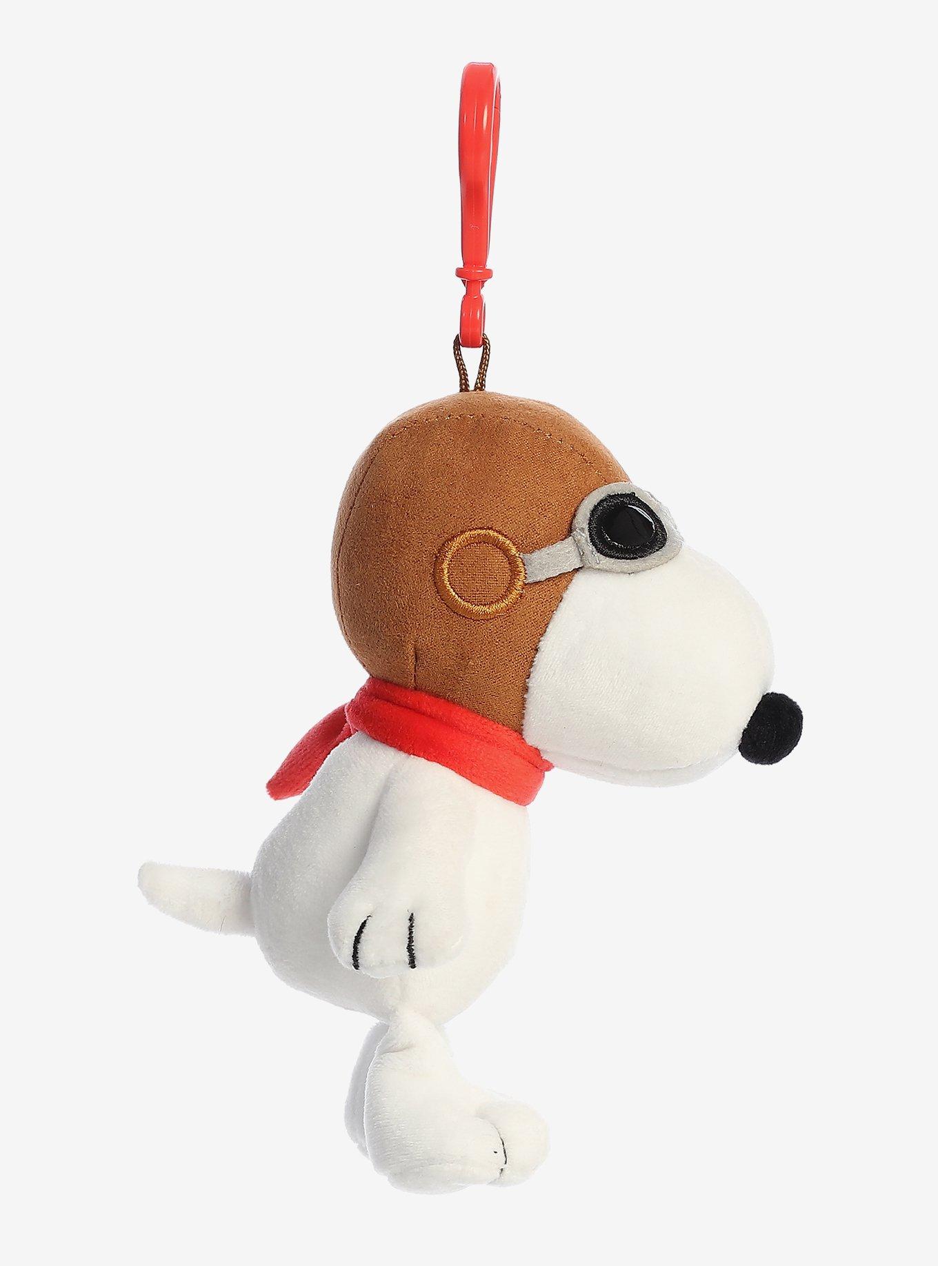 Peanuts Snoopy Flying Ace Plush Bag Clip, , hi-res