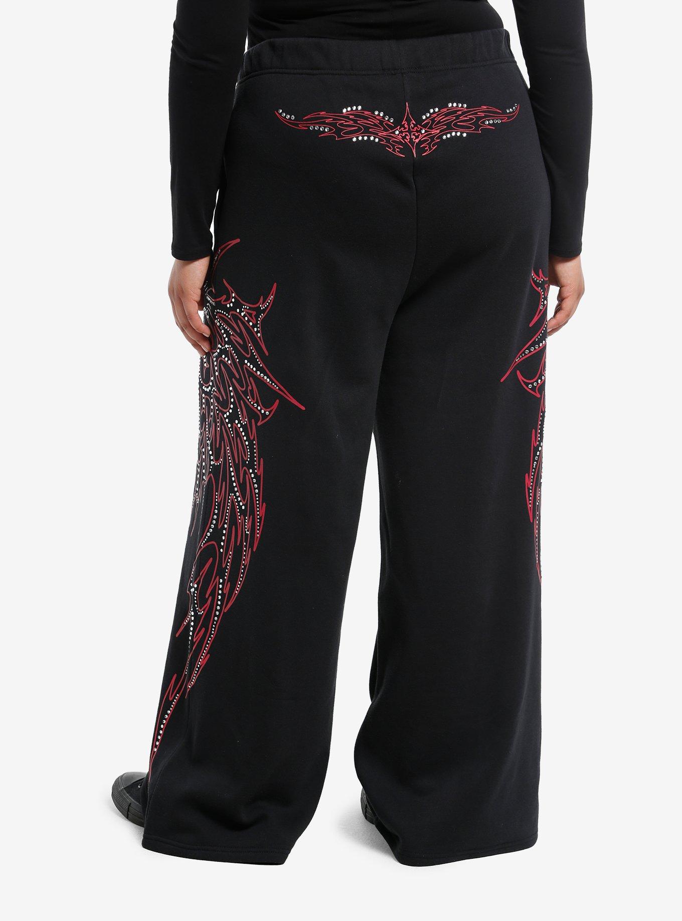 Tribal Rhinestone Girls Lounge Pants Plus Size, , hi-res