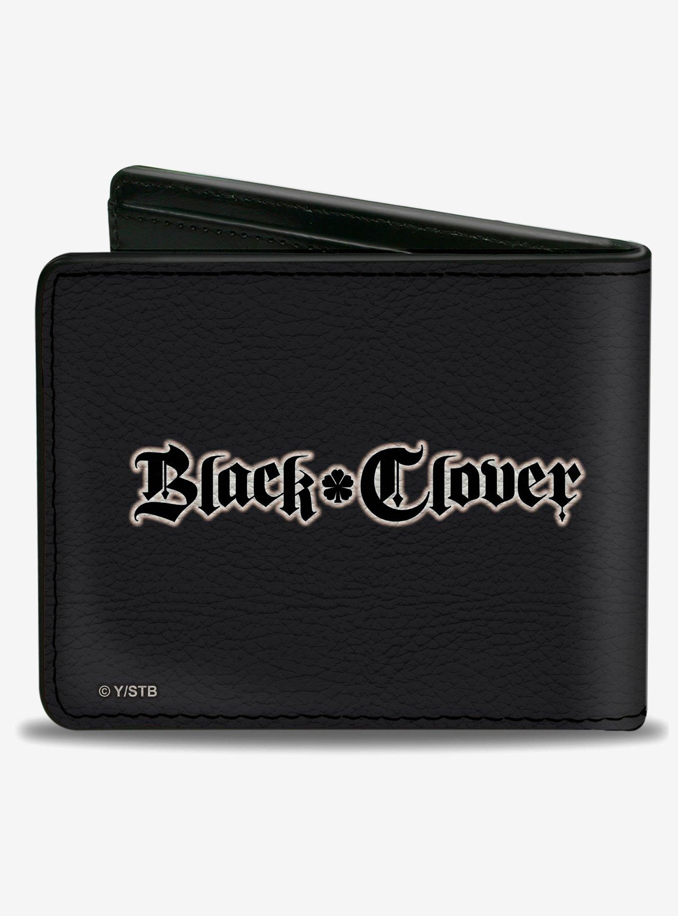 Black Clover Asta Face Close-Up Bifold Wallet, , hi-res