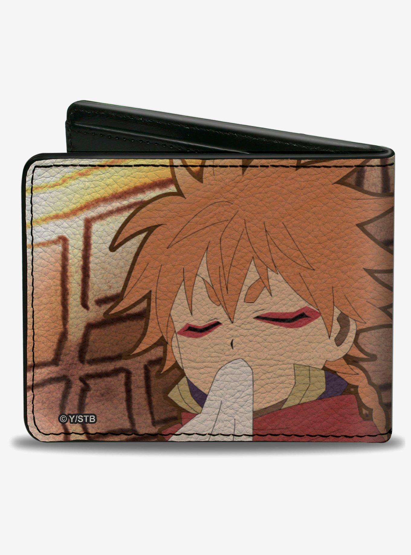 Black Clover Chibi Leopold and Asta Pose Bifold Wallet, , hi-res