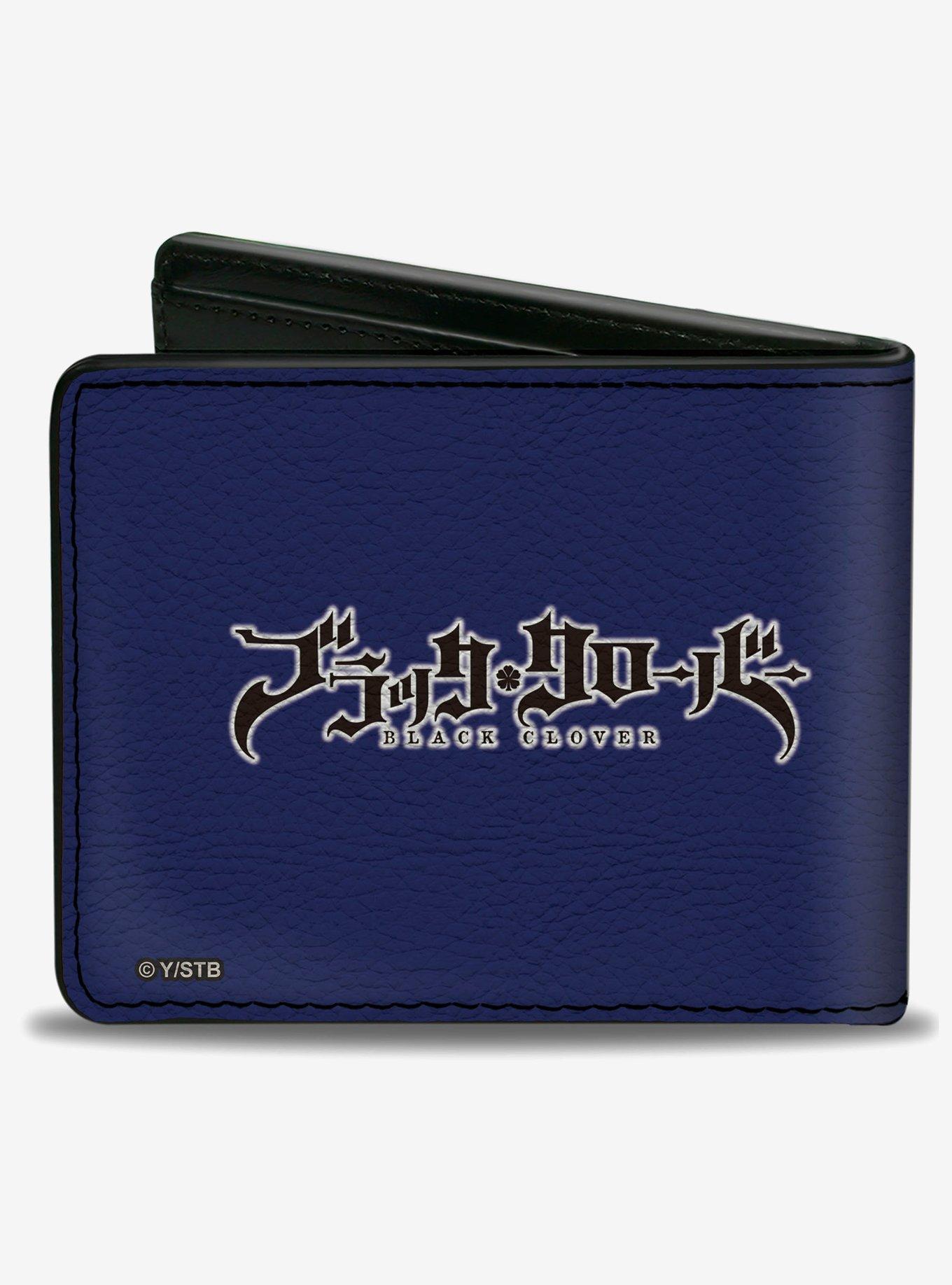 Black Clover Five Character Group Action Bifold Wallet, , alternate