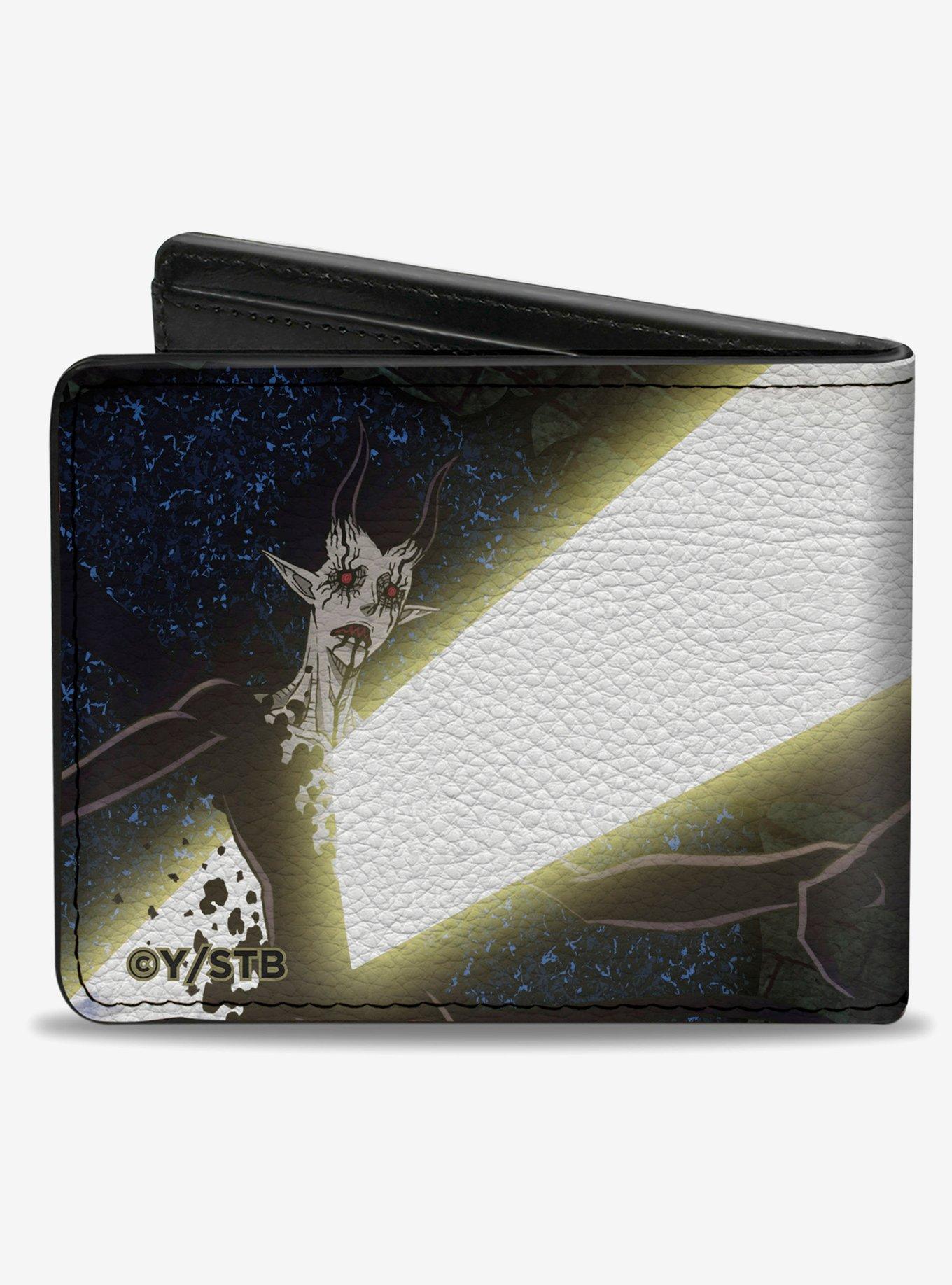 Black Clover Lemiel and Zagred Swords Of Light Battle Scene Bifold Wallet, , alternate
