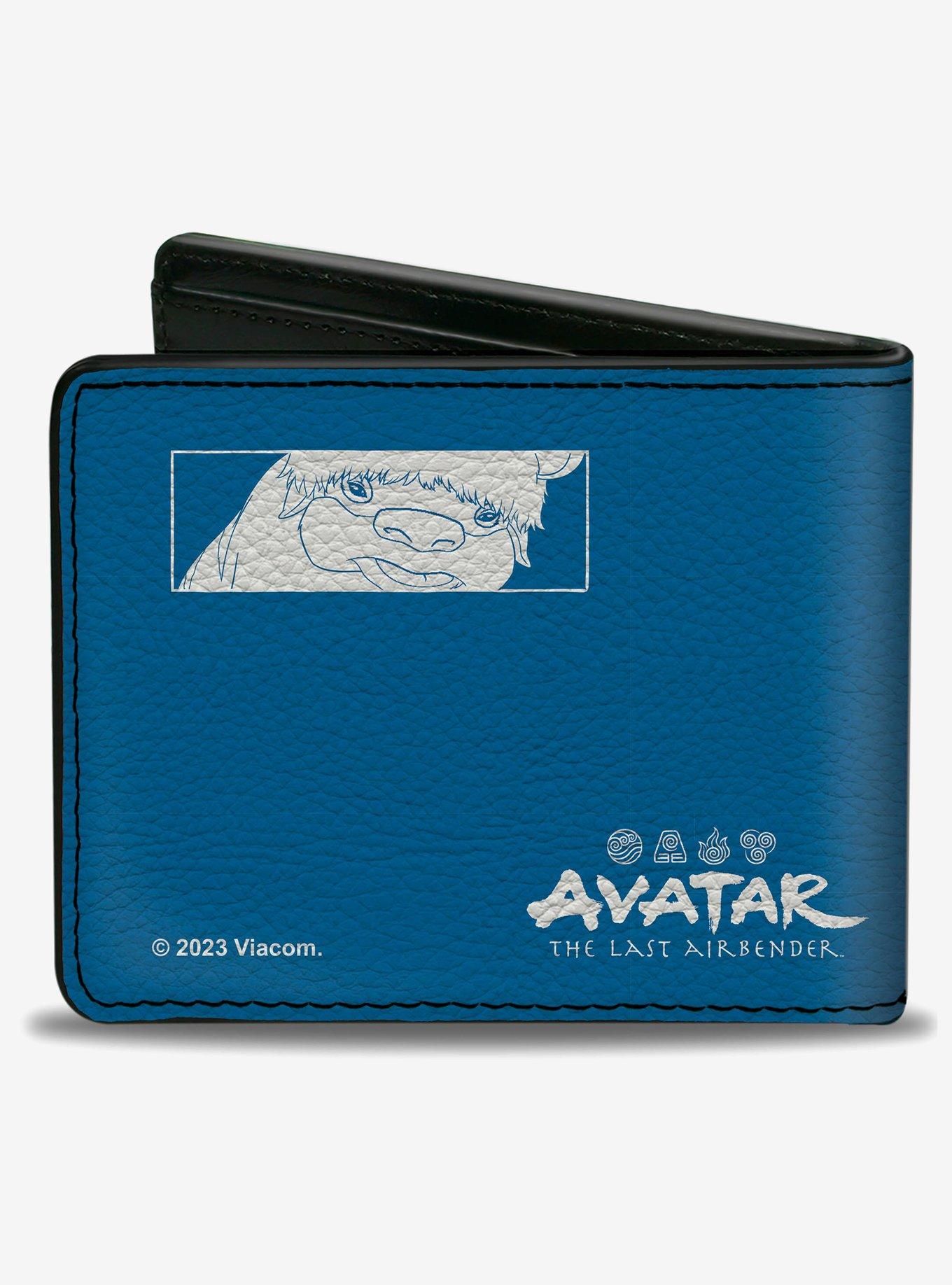 Avatar: The Last Airbender Aang Pose and Character Blocks and Logo Bifold Wallet, , hi-res