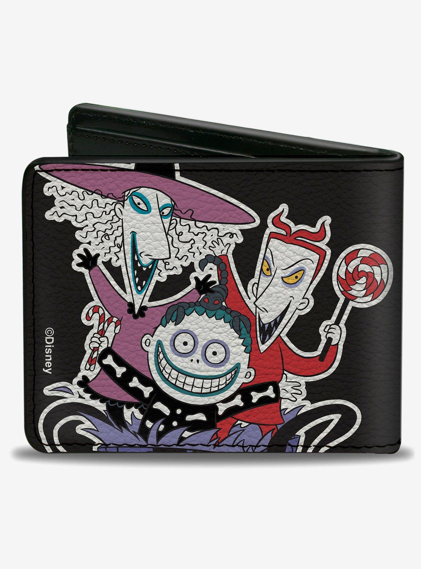 Disney Nightmare Before Christmas Oogie Boogie Lock Shock Barrel Bifold Wallet, , hi-res