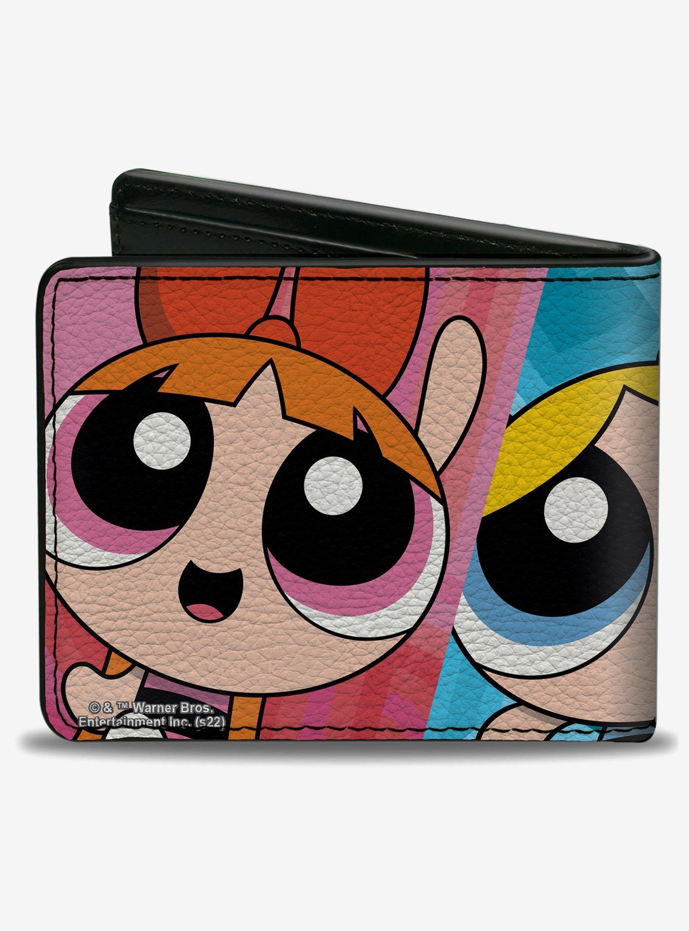 The Powerpuff Girls Character Close Up Bifold Wallet, , hi-res