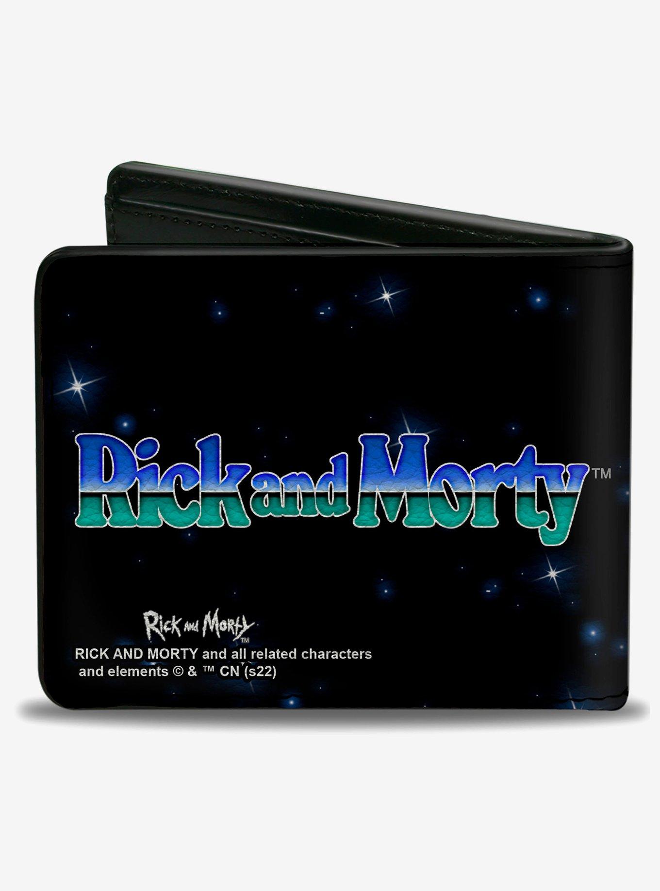 Rick and Morty Rick Electric Face Grid Bifold Wallet, , hi-res